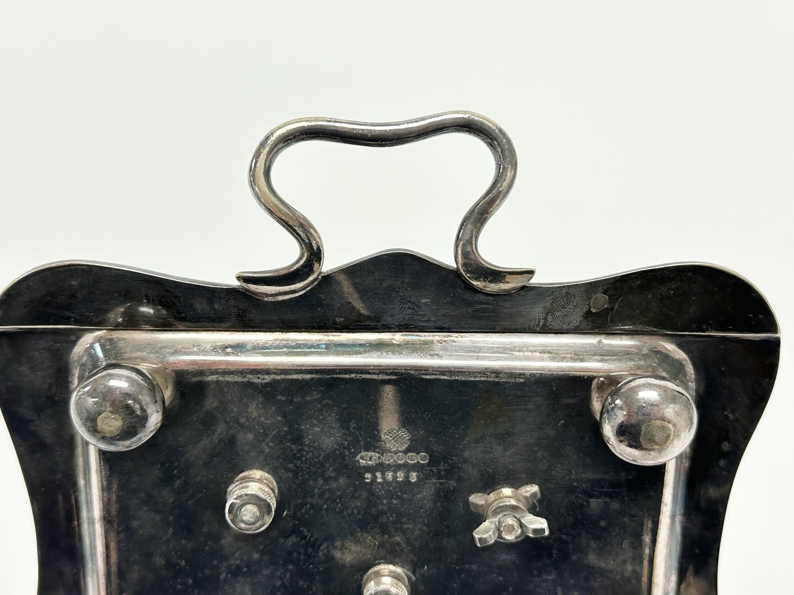 Antique English William Hutton & Sons Silver Plated Cigar Server Ca. 1880