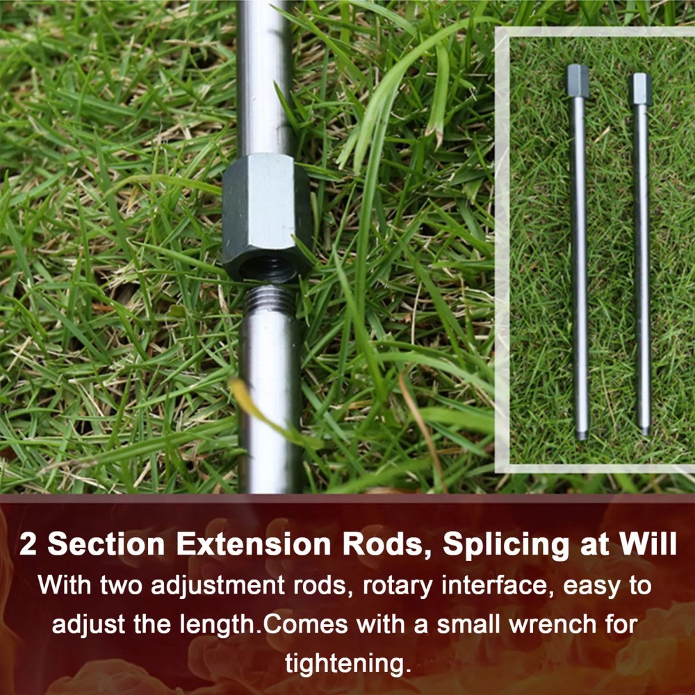 Long Arm Burner Weed Torches Flamethrower Blow Torch with Flame Control Valve