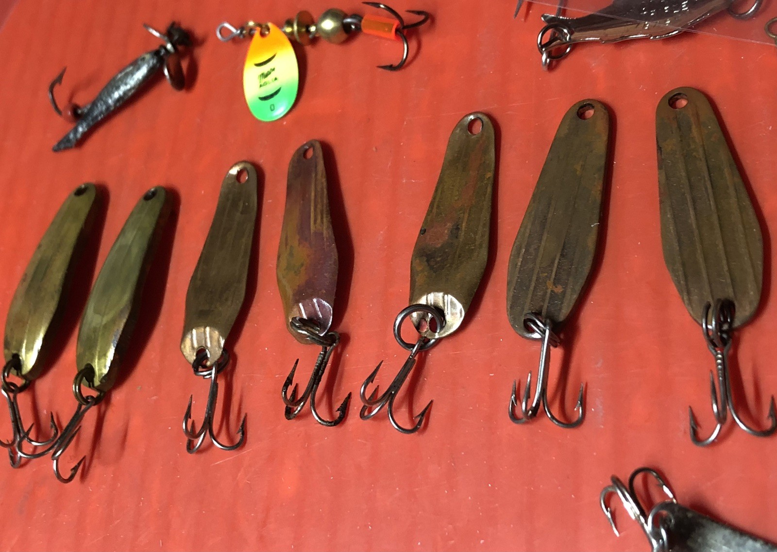 Fishing Lures Lot. Rooster Tail, MEPPS, Triple Teaser, Bolo, Pflueger, Hus Lure