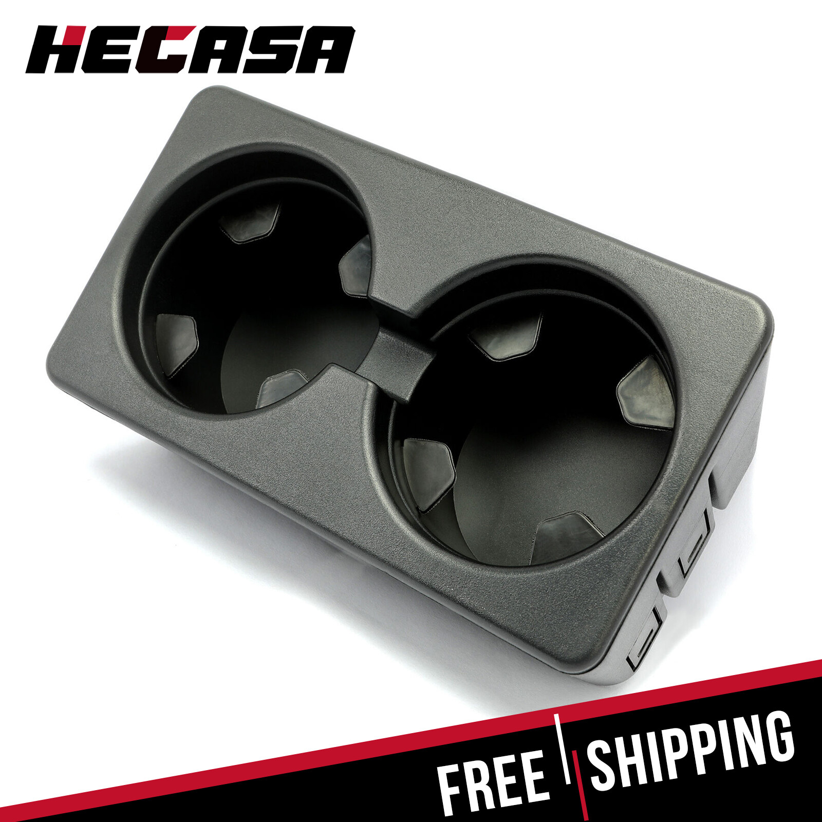 Dual Console Cup Holder Insert Drink For 07-14 Chevy Silverado Tahoe GMC Sierra