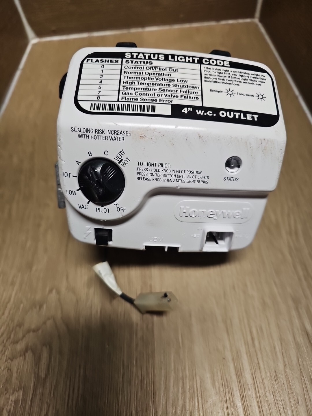 Honeywell Water Heater Gas Valve WV8840B1158 (30 DAY WARRANTY) Ships FAST!