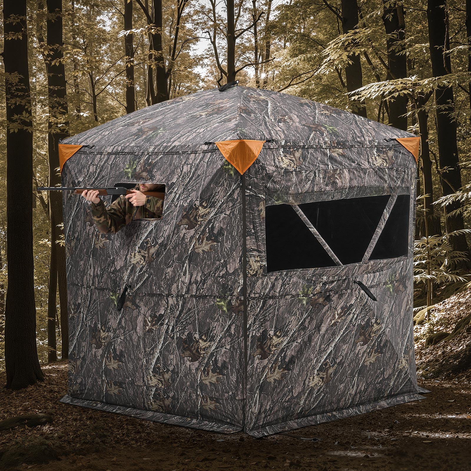 VEVOR 6-7 Person Portable Hunting Blind Ground Deer Duck Blind with Carrying Bag
