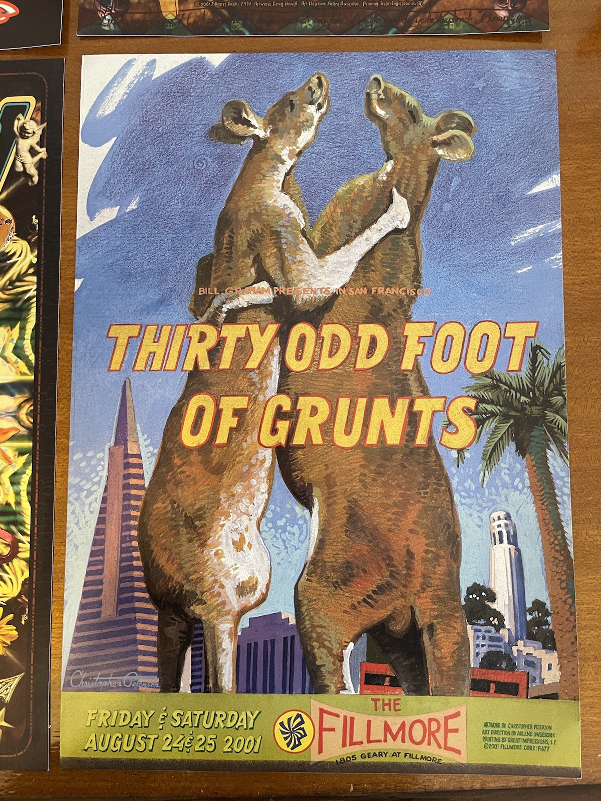 8 Concert Promo Flyers, Herbie Hancock , Fat boy Slim , Bill Graham Presents