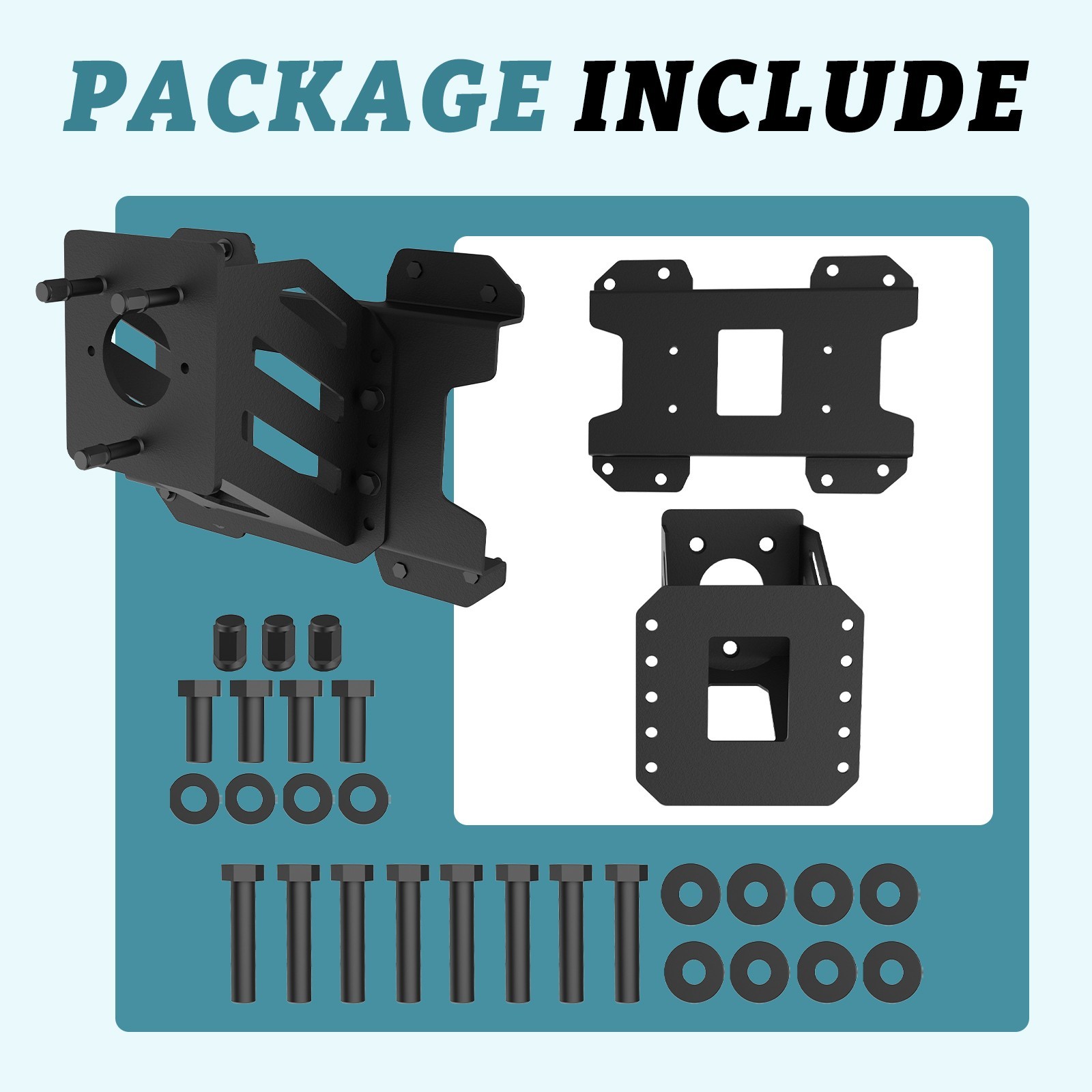 New Spare Tire Carrier Tire Rack For 2018-2025 Jeep Wrangler JL JLU Steel