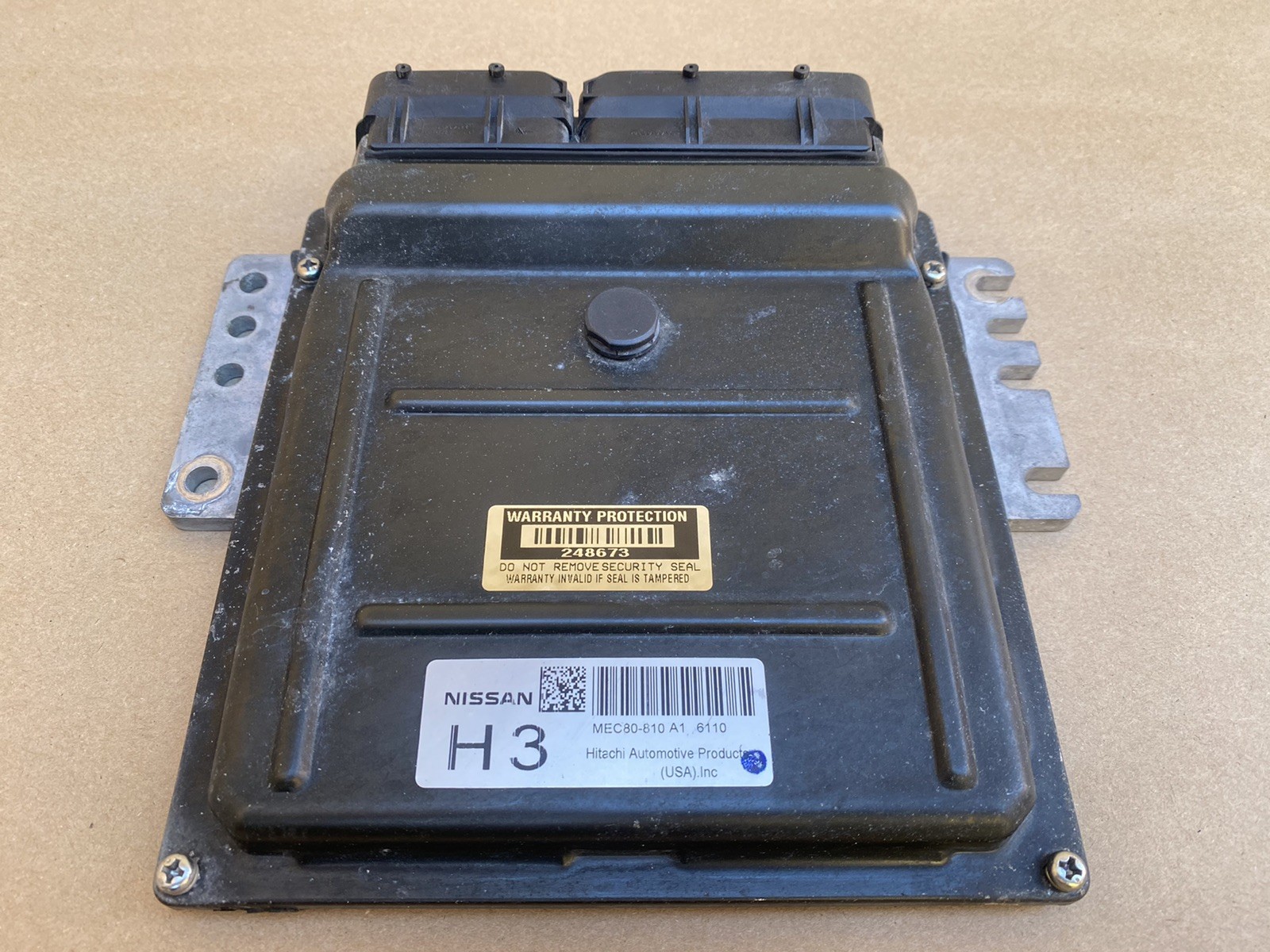 2006 NISSAN FRONTIER  M/T 2.5L  MEC80-810 A1 ENGINE COMPUTER MODULE ECU ECM PCM