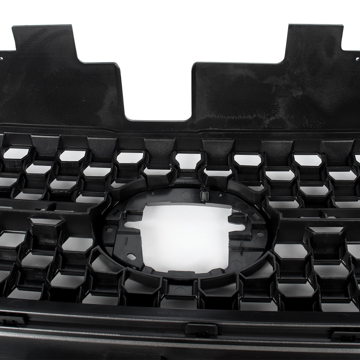 For 2014-2021 Toyota Tundra Matte Black Front Grille & Hood Bulge Molding Set