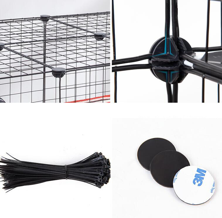 3 Tier Large Folding Collapsible Pet Cat Wire Cage For Indoor Outdoor Play Sleep