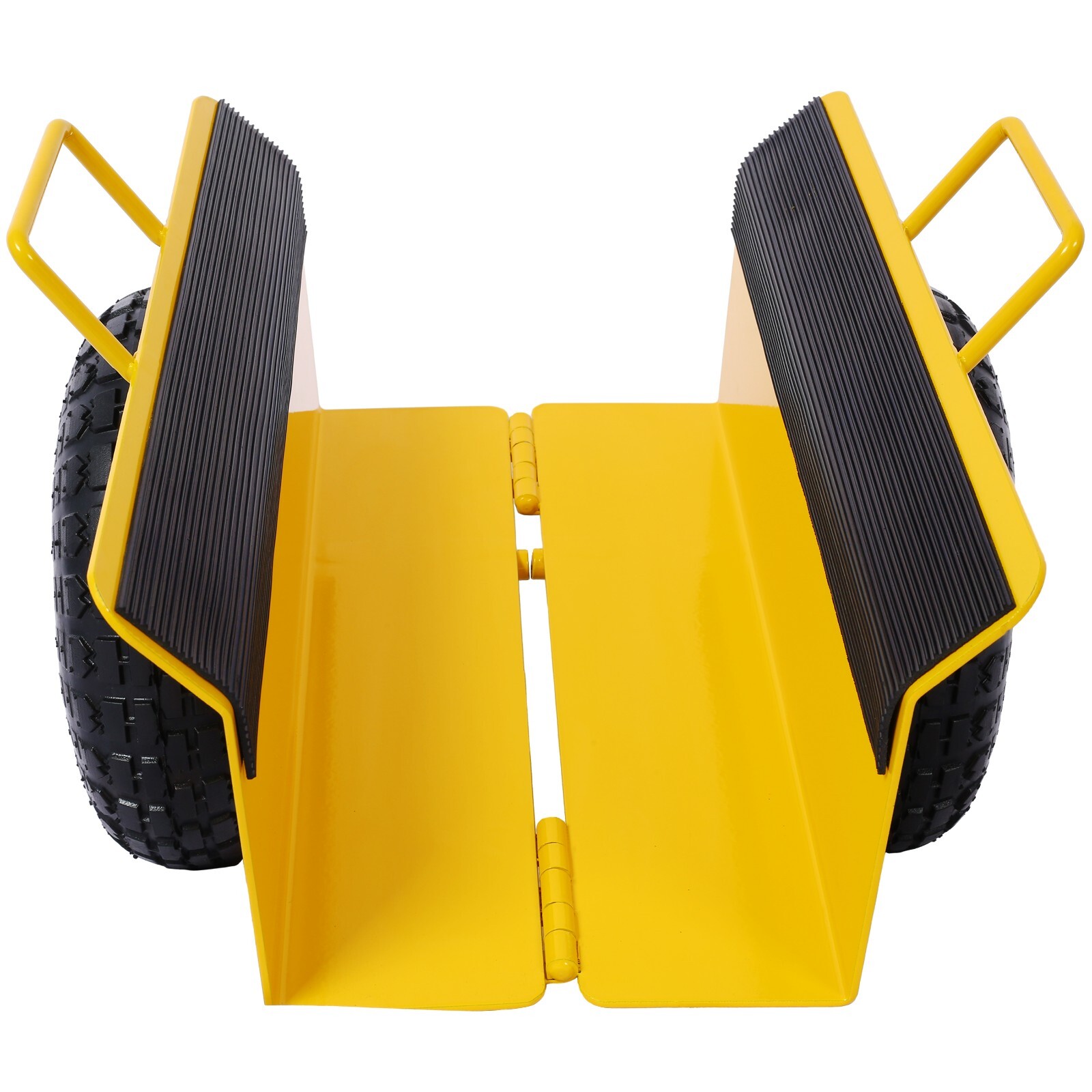 Heavy Duty Panel Dolly Slab Dolly Cart w/ Handle & 10" Peneumatic Tires Wheels