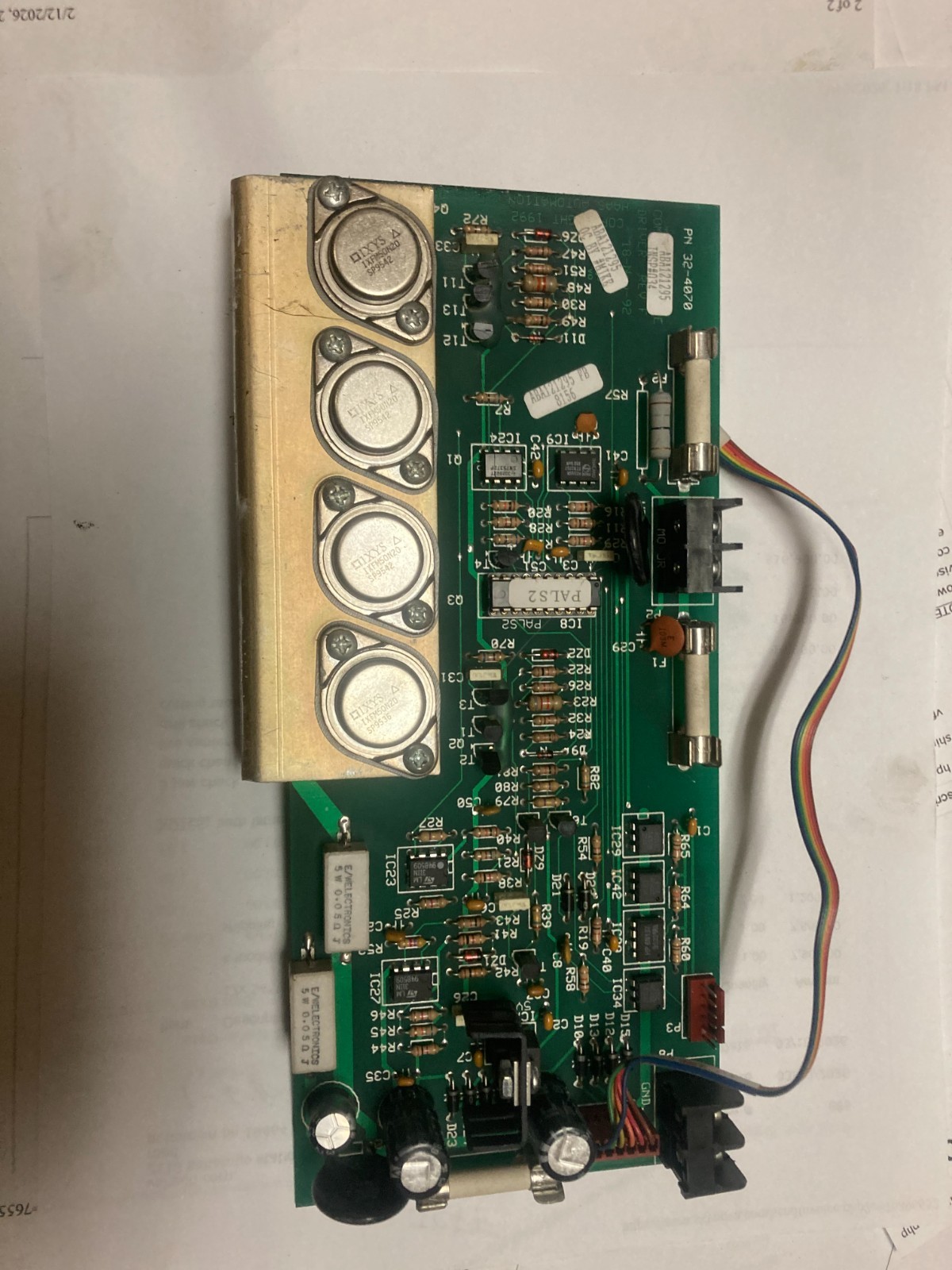 HAAS 4 th axis driver board