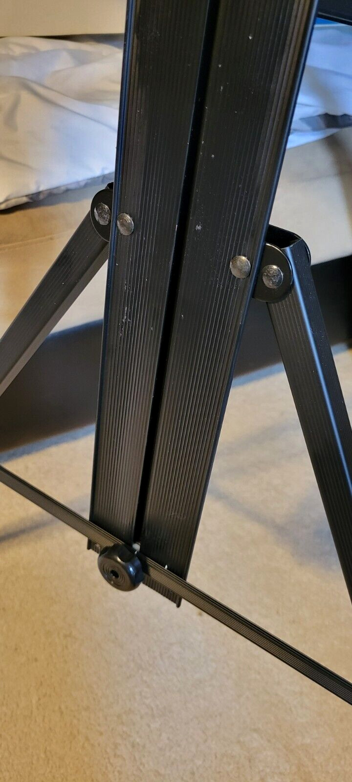 ART ALTERNATIVES TAHOE ALUMINUM STUDIO ART EASEL 🎨 ADJUSTABLE FOLDING BLACK NEW