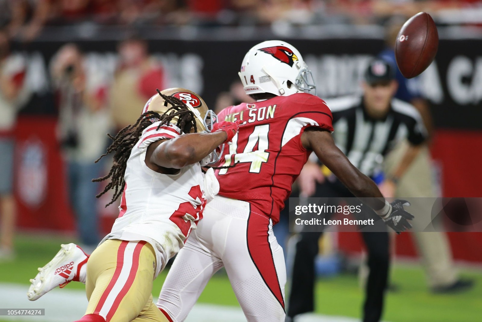 Used 2018 Wilson NFL Duke Arizona Cardinals Official Game Football Ball 49ers