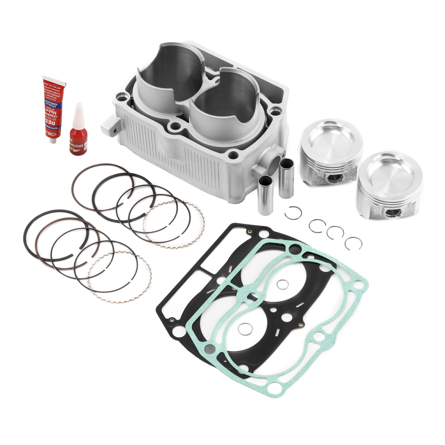 For Polaris Sportsman Ranger XP 700 Cylinder Pistons Gasket Top End Rebuild Kit