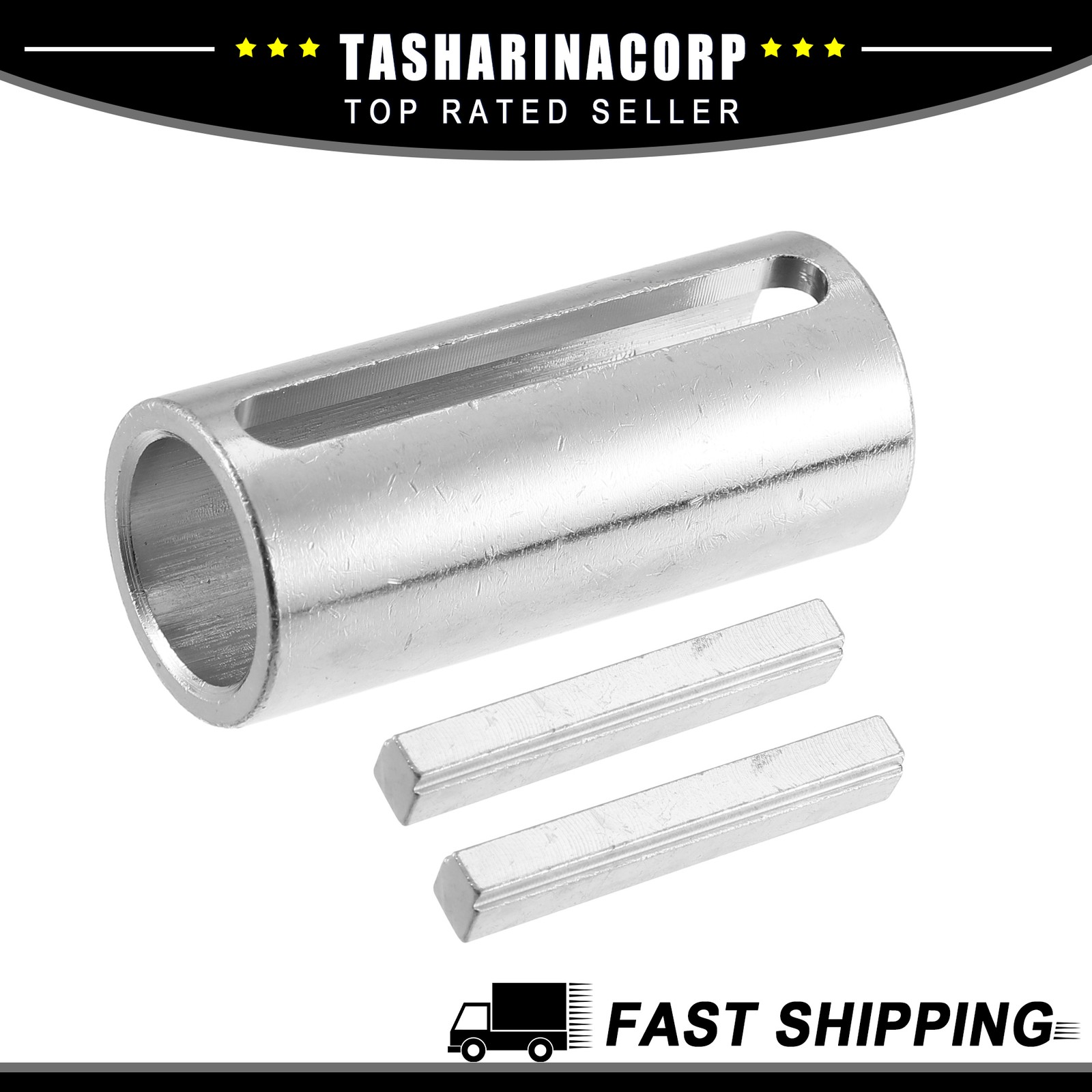 Universal Piece of 1 Engine Pulley Crank Shaft Sleeve Adapter 3/4" to 1"