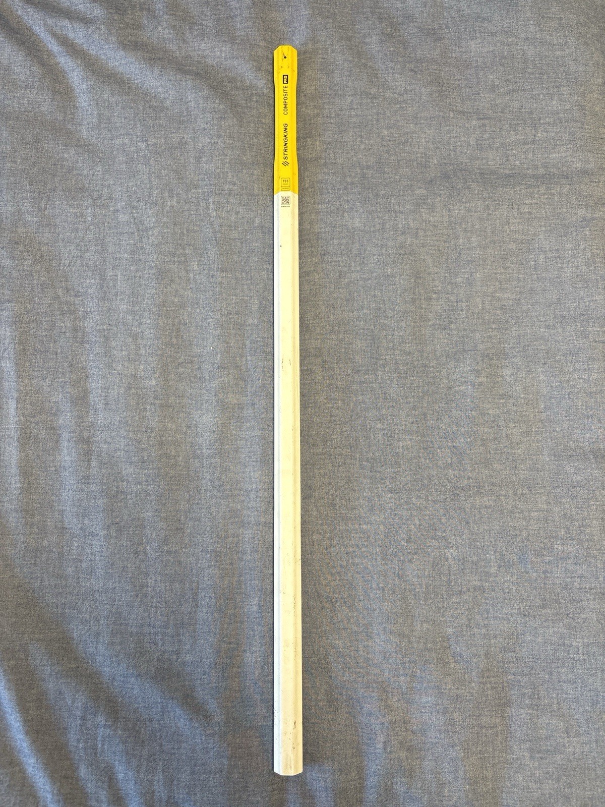 StringKing Composite Pro 155g Faceoff Shaft White/Yellow Used | 3 In Stock