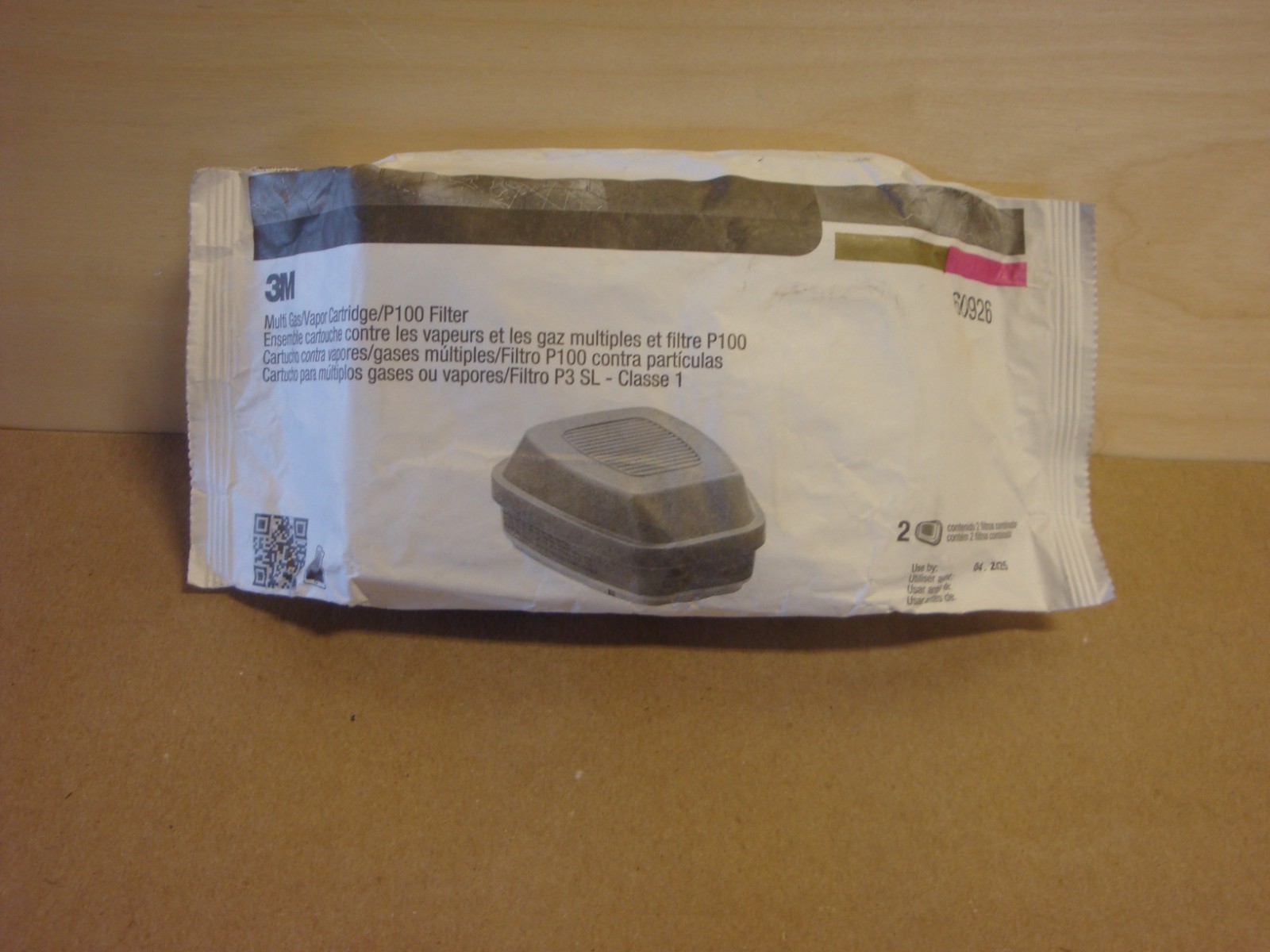 3M 60926 Multi Gas Vapor Cartridge P100 Filter For Respirator