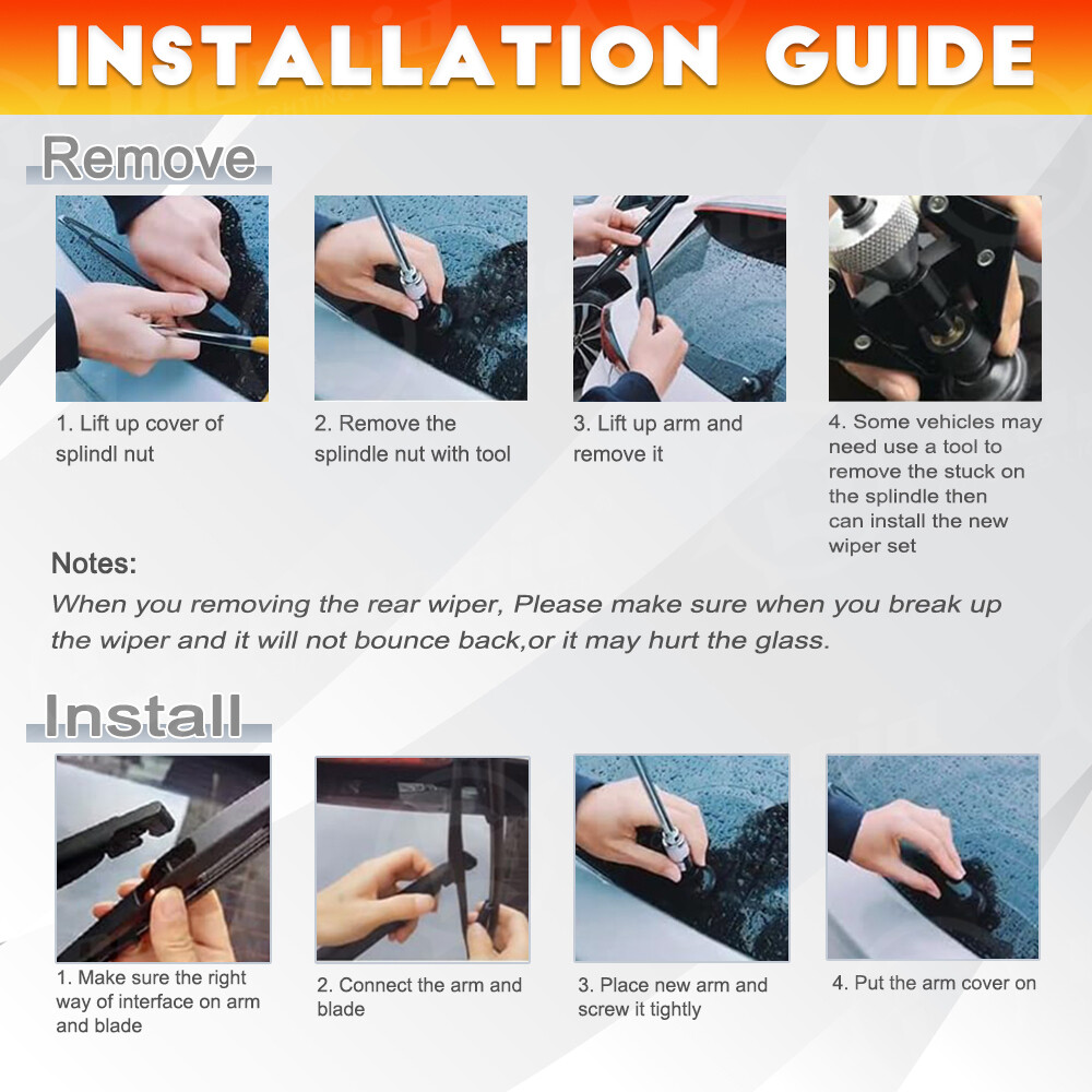 SET NEW OEM Quality Rear WIPER Blade and Arm For Chevrolet Tahoe 2007-2014