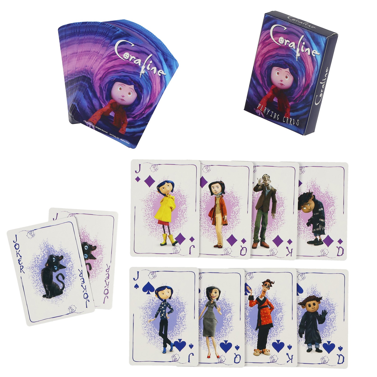 Coraline Movie Portal 52-Card Deck Playing Cards Single Character Artwork