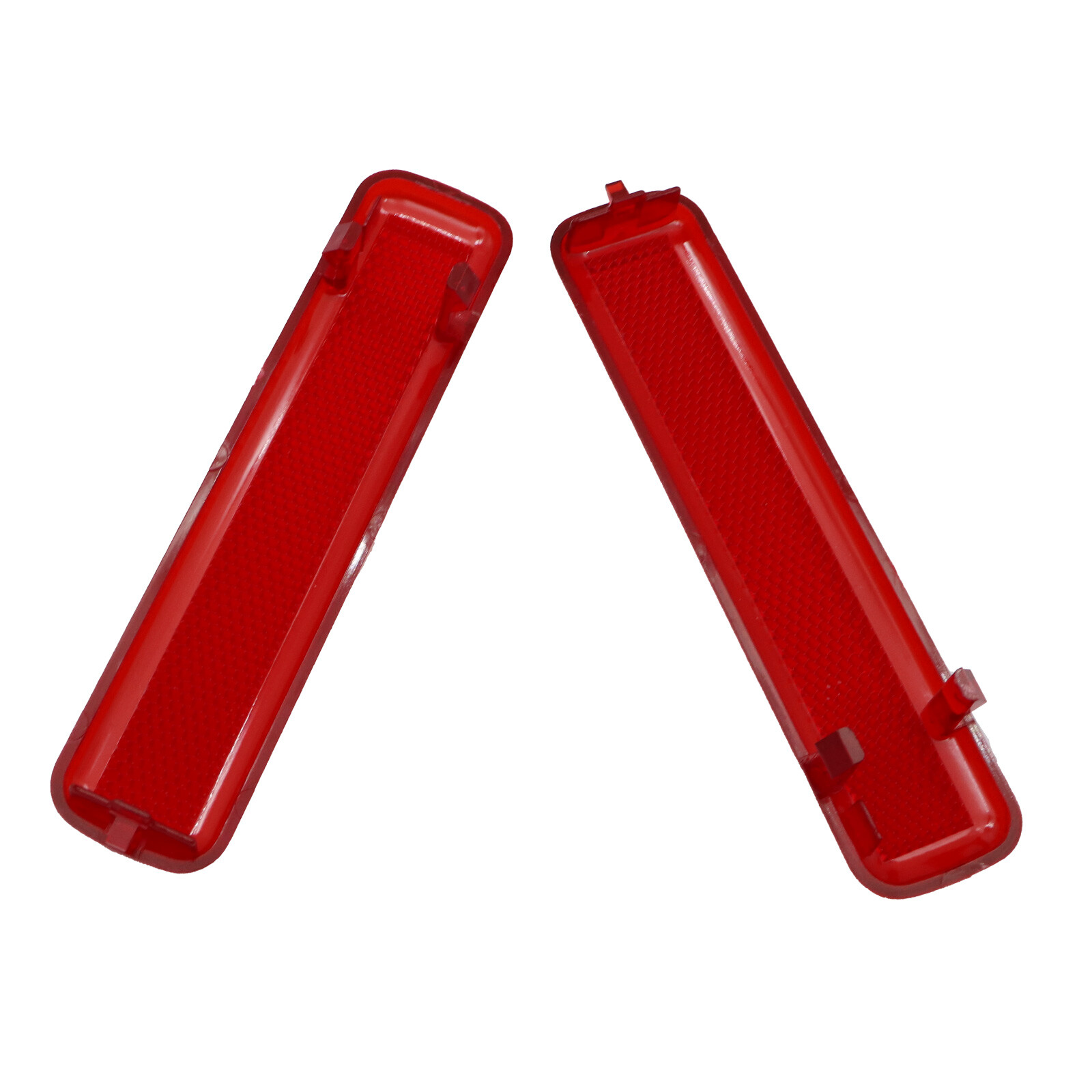 L& R Rear Inside Door Trim Reflector For Escalade Avalanche Silverado 2003-2007