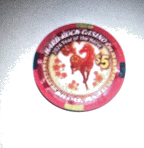 2026 "YEAR OF THE HORSE" HARD ROCK CASINO BILOXI,MS ANNUAL $5 CHIPS-SET of 2