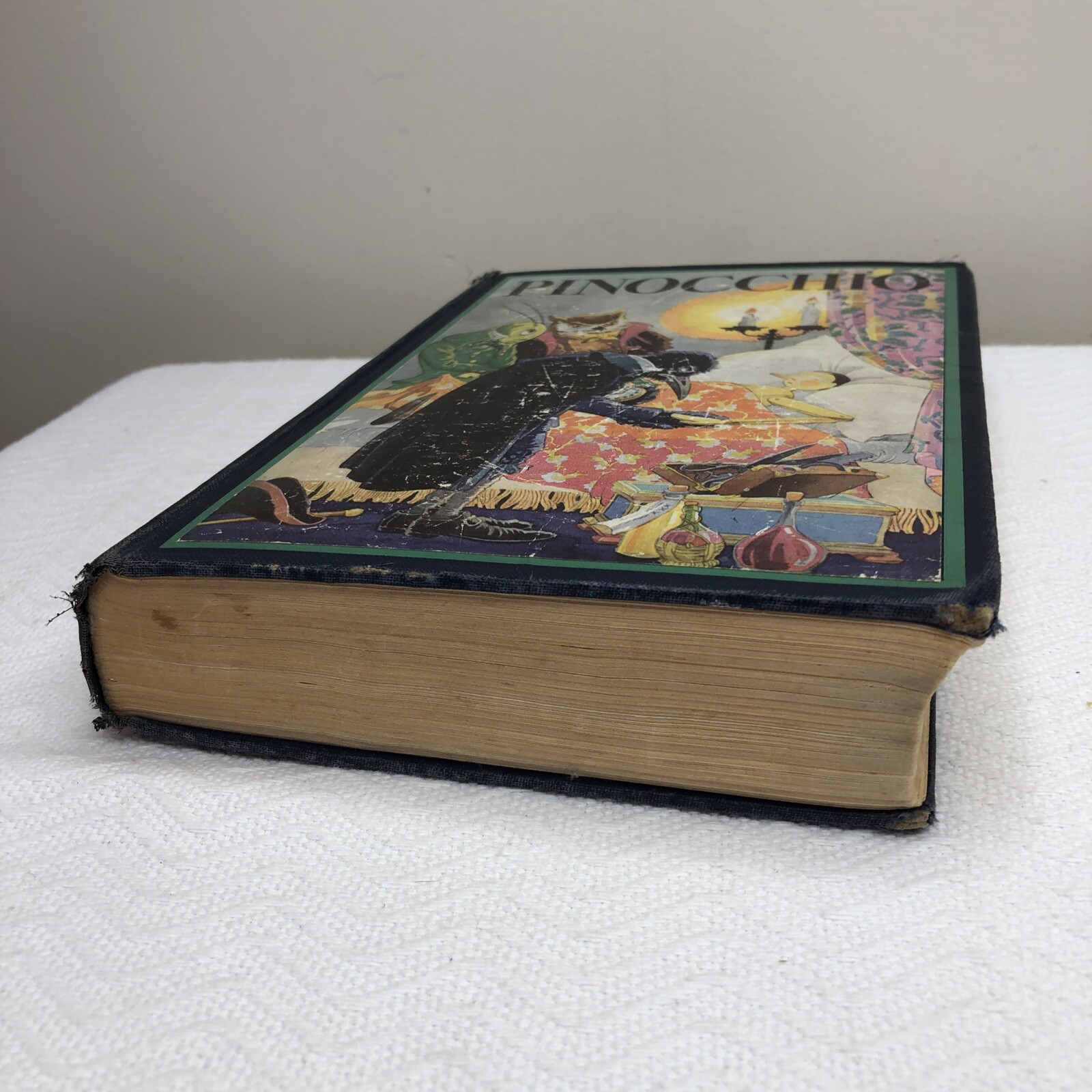 PINOCCHIO C. Collodi VTG Color Illustrated Maud & Miska Petersham 1932 HC