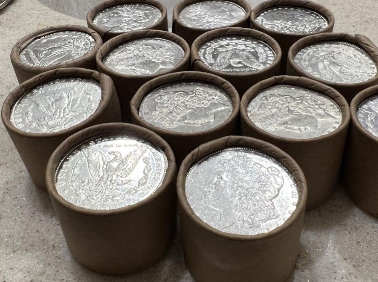 1878-1904 SILVER MORGAN DOLLAR $10 ROLL SALE AU-BU P,O,CC SET LIQUIDATION OBW