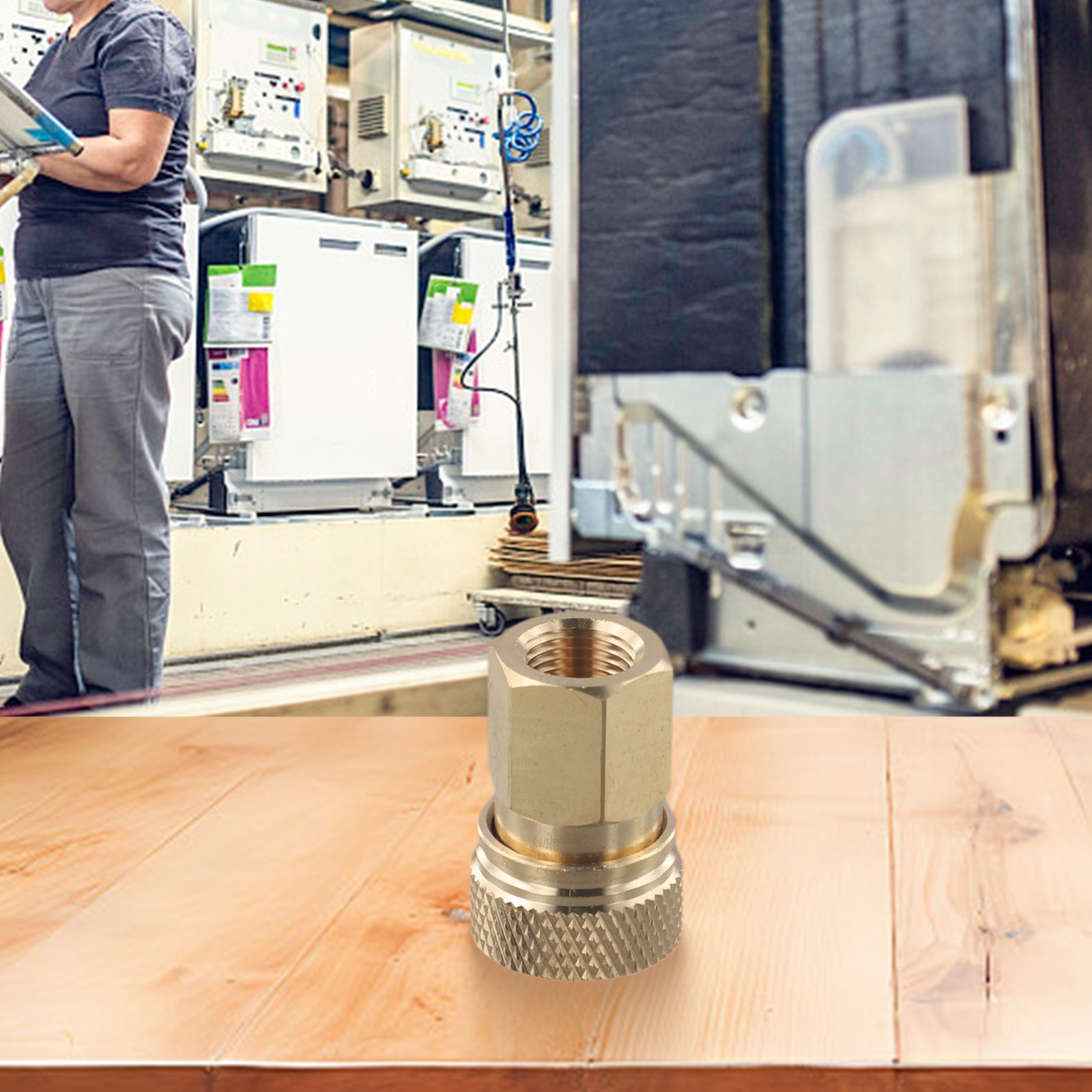 Heavy Duty PCP 8mm Quick Release Disconnect Coupler with 18 NPT Female Fittings