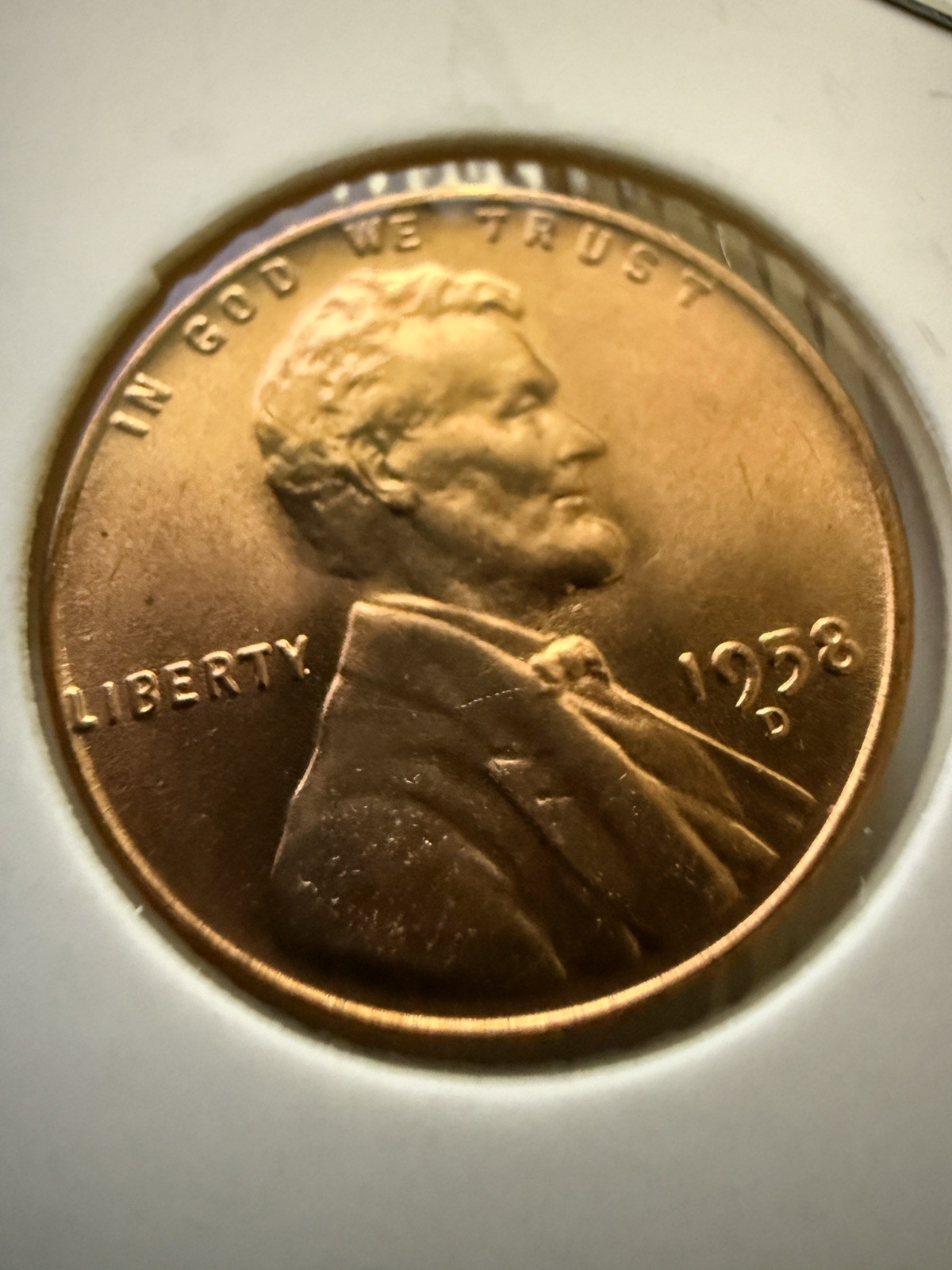 1958 D Lincoln Wheat Penny GEM Brilliant Uncirculated  Red Cent BU Coin
