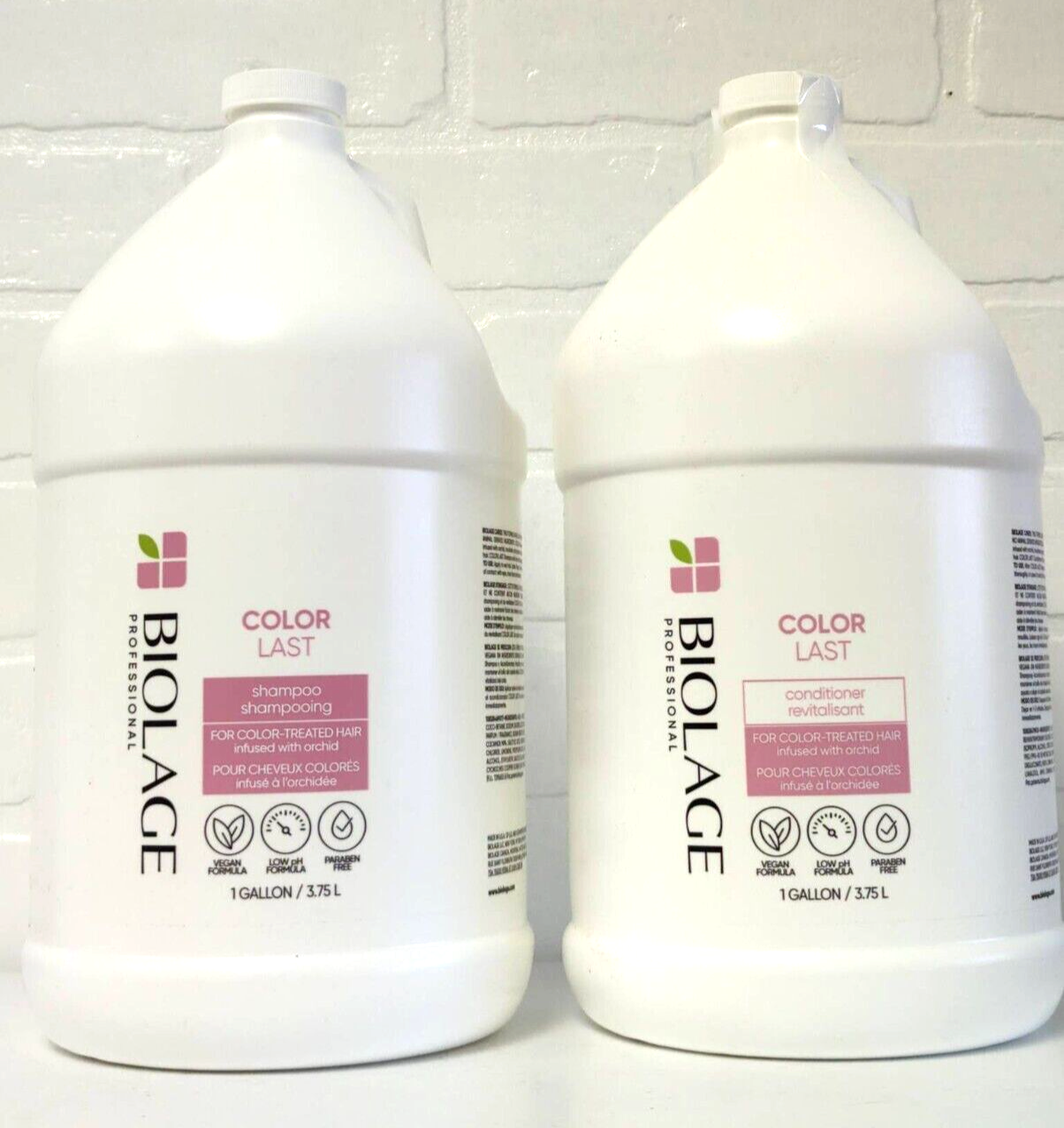 (2 Gallon Set)Matrix Biolage Color Last Shampoo & Conditioner Gallon Duo,128 oz
