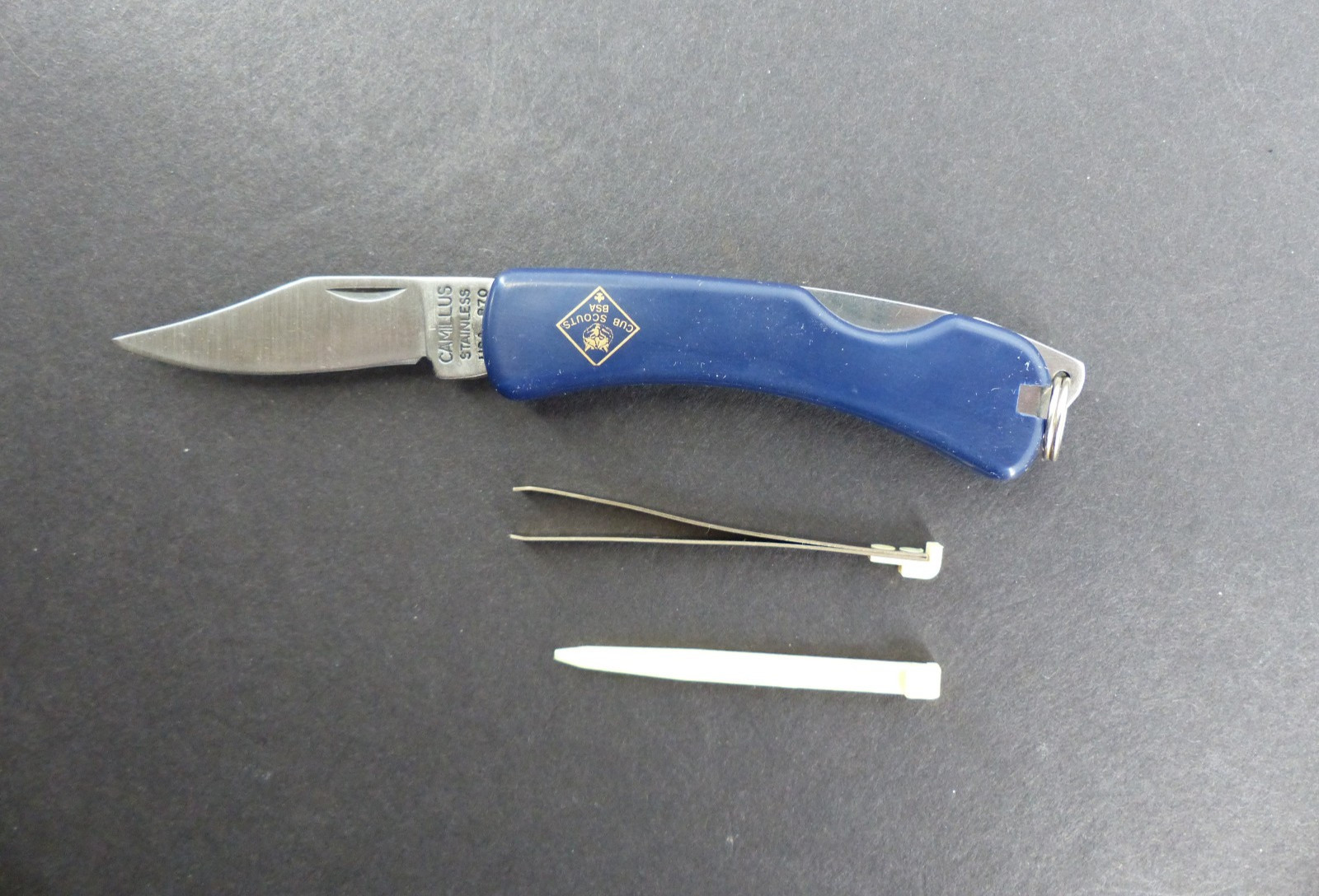 CAMILLUS 870 Checkmate Official Cub Scout MINI Lockback Knife - NOS 1898