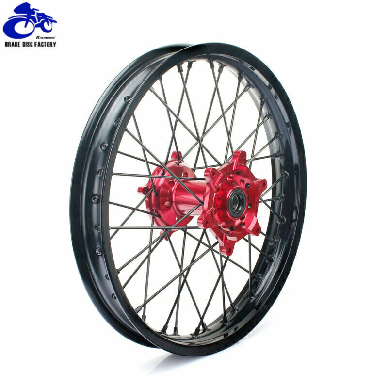 For Honda 21"/19" CNC Spoked Wheels Set CRF250R CRF450R 14-25 CRF250RX CRF450RX