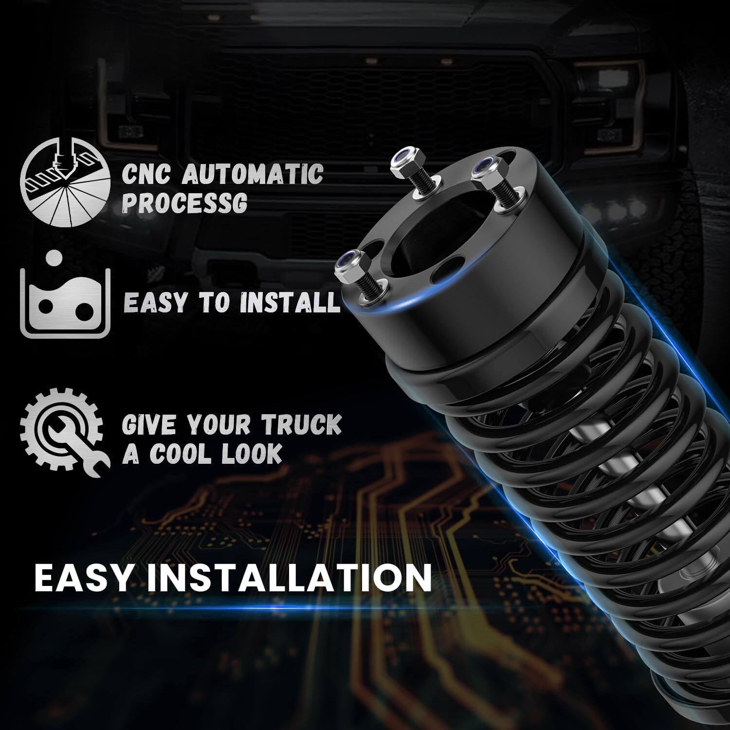 3" Front 2" Rear Ford F150 Leveling Kit Lift Kit For 2004-2020 Ford F150 2WD 4WD