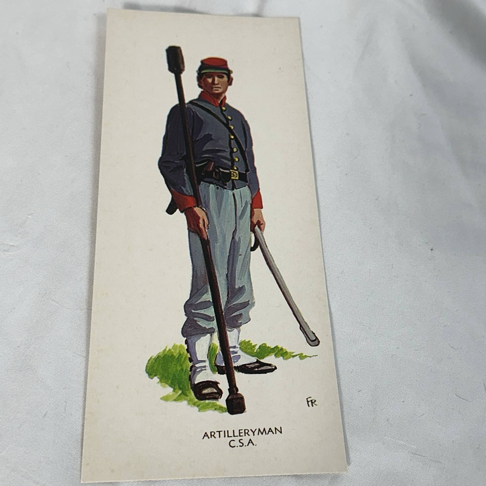 American Civil War Uniforms Of The Confederacy Set Of 6 Art Cards In Folder