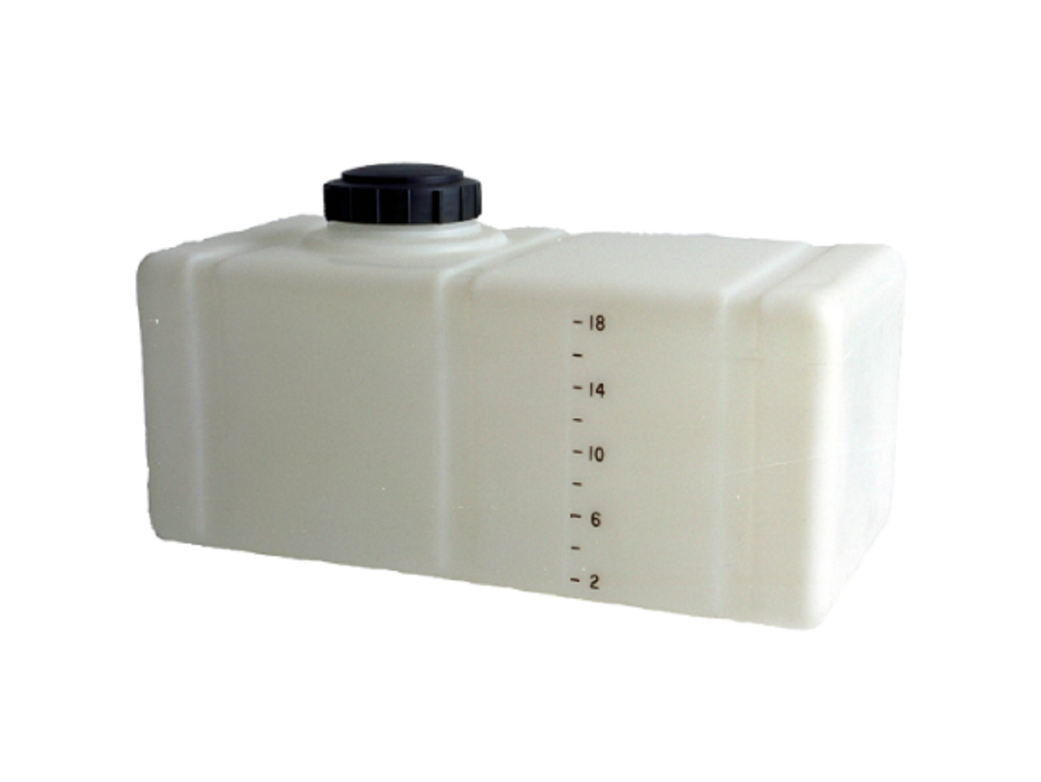 SP0020-LC Ace Roto-Mold 20 Gallon Sumped Rectangular Applicator Tank 28x14x12