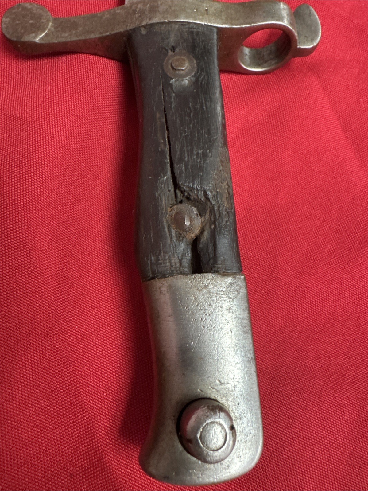 PORTUGUESE MODEL 1885 BAYONET WITH SCABBARD MARKED STEYR A946