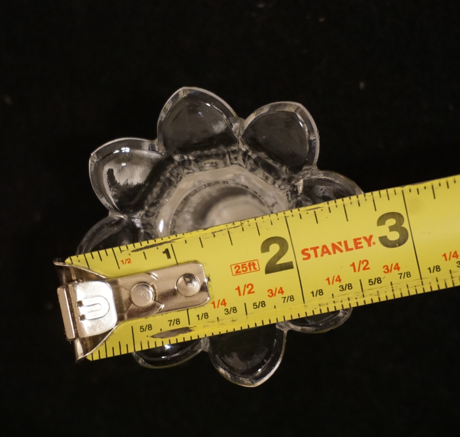 Antique Baccarat chandelier cup/lighting part/Hand Cut/France C.1900/Crystal