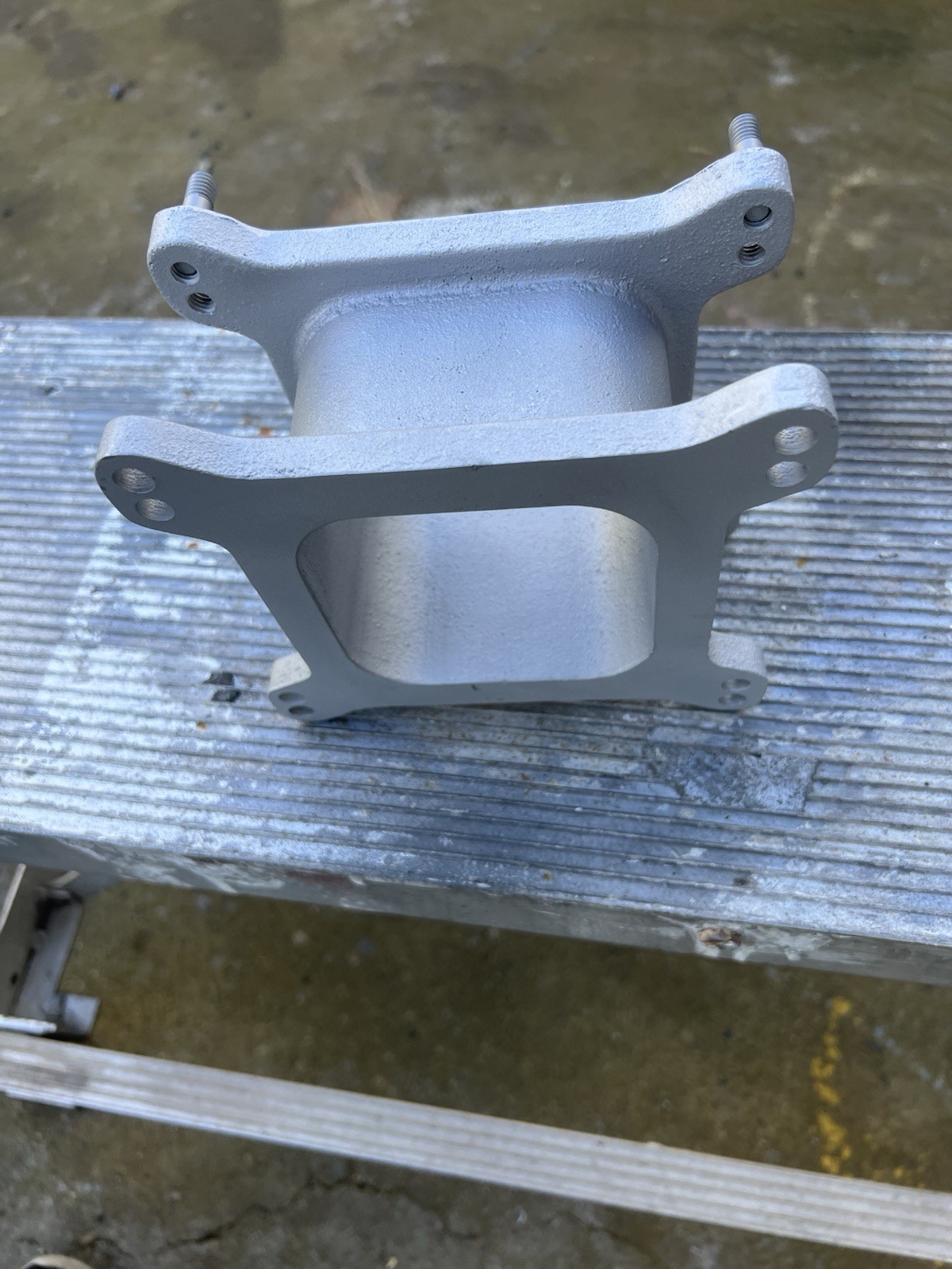 Vintage Tru-Scor Engineering 3 Inch 4150 Carburetor Spacer Plate