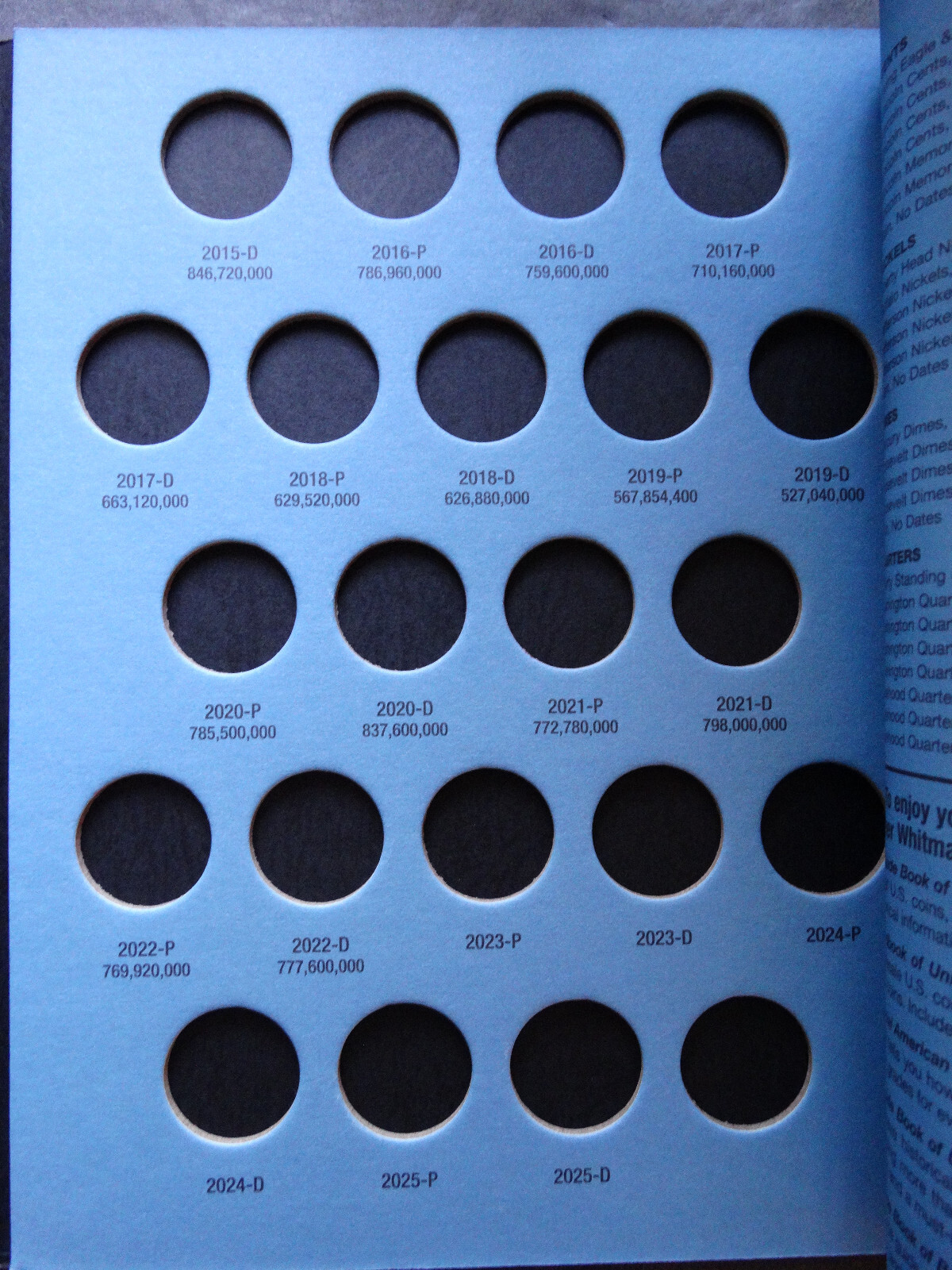 Set of 3 Whitman Jefferson Nickel Coin Folders Number 1-3 1938-2025 Book