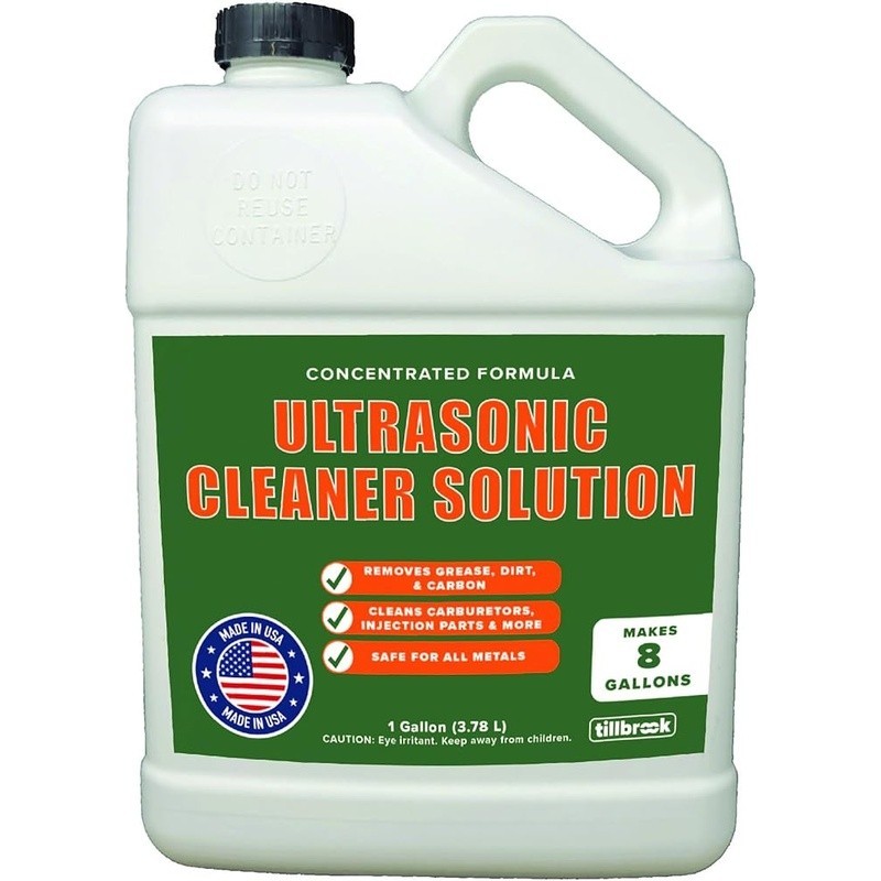 Ultrasonic Cleaner Solution Carburetors Metals Engine Parts Non-Toxic 8 Gallons
