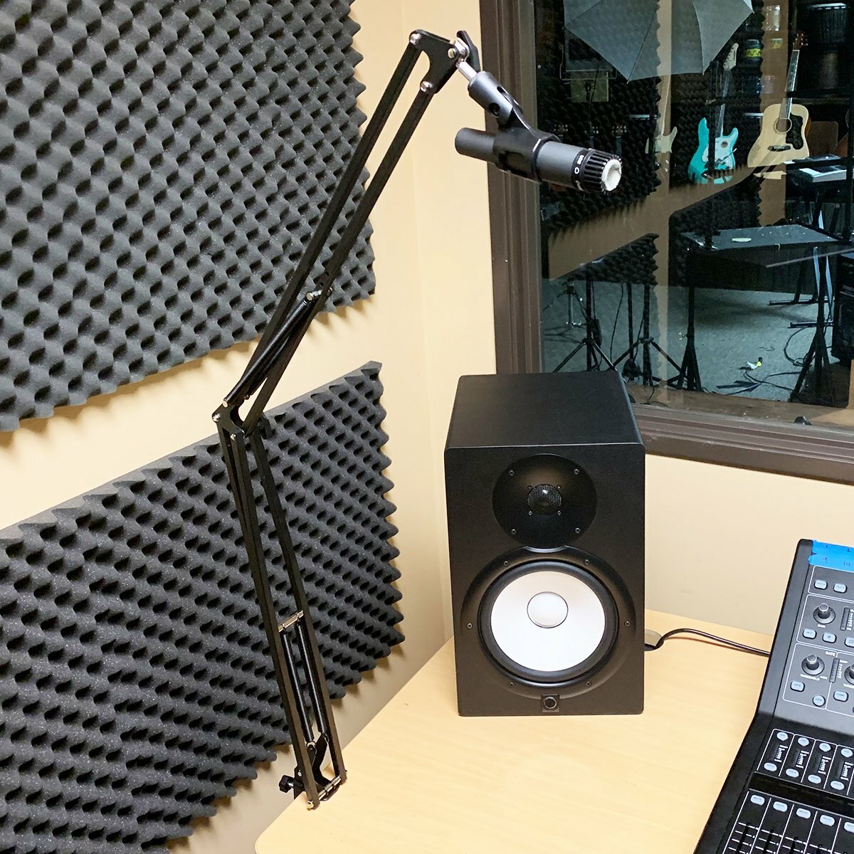 ChromaCast 38" Adjustable Boom Mic Suspension Scissors Desk Microphone Stand