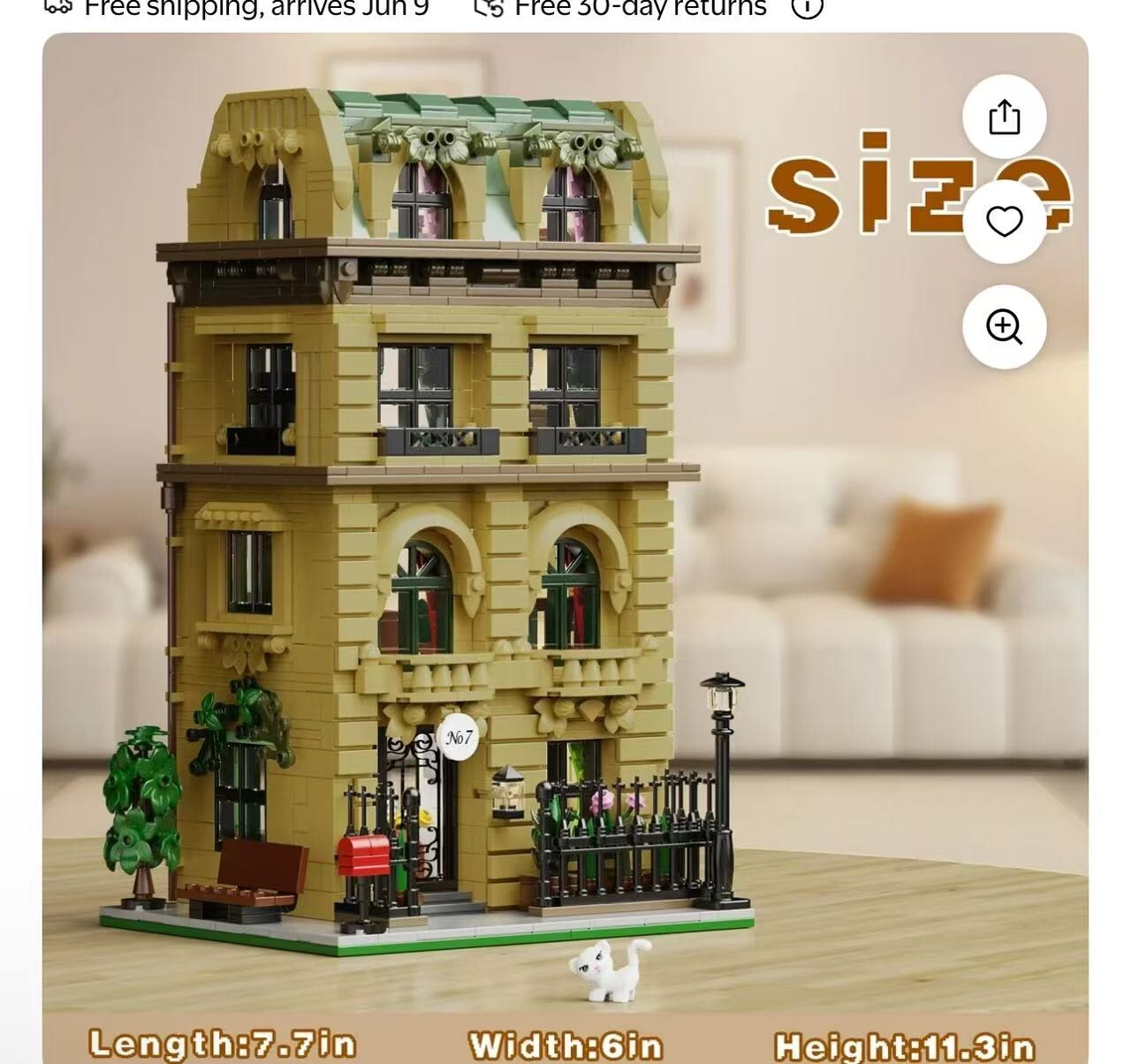 The Nanny House Building Blocks Set Sheffield's Home Model Toys Playset Gifts fo