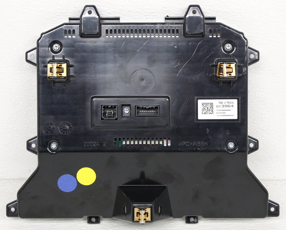 84743964 OEM Media Display For Chevrolet Silverado 1500, 2500 HD, 3500 HD