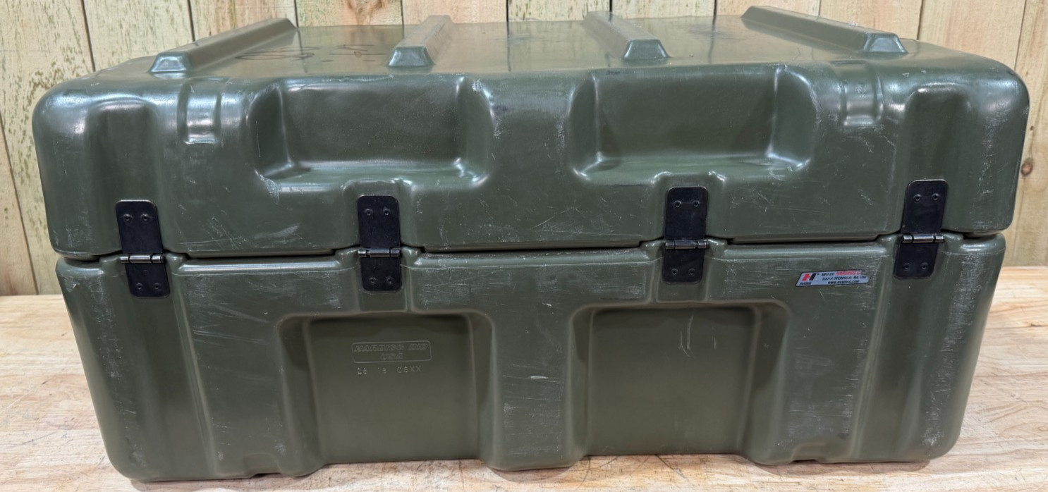 Pelican Hardigg Footlocker Green Case 31x21x15 Military Medic Waterproof