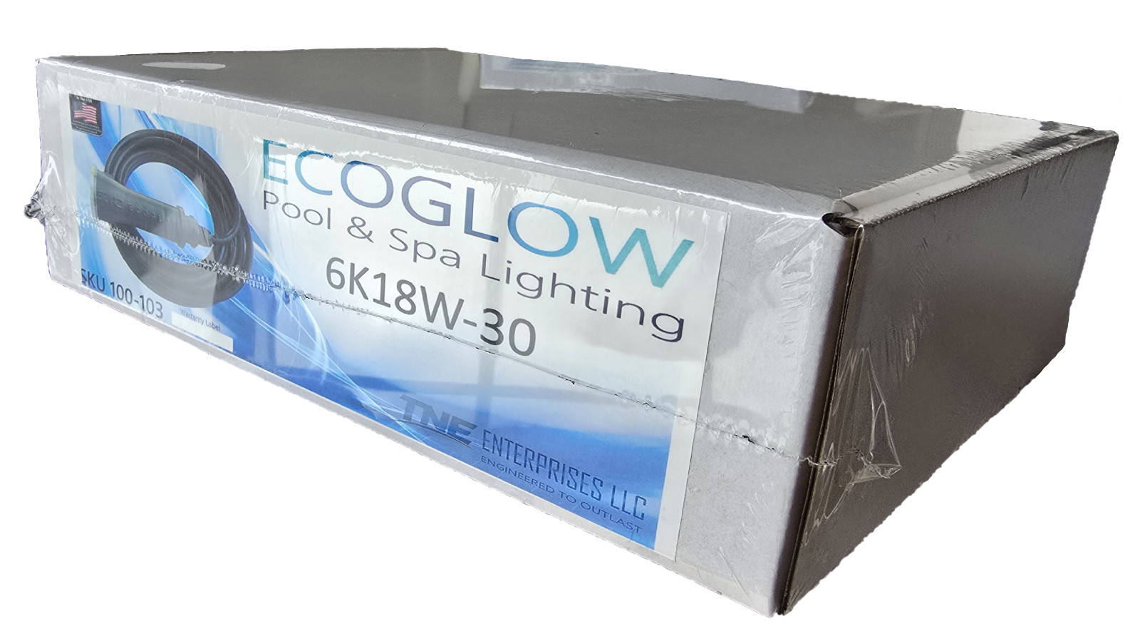 ECOGLOW WHITE Pool Light - DIRECT FIT for Pentair Globrite MADE IN THE USA w/2yr