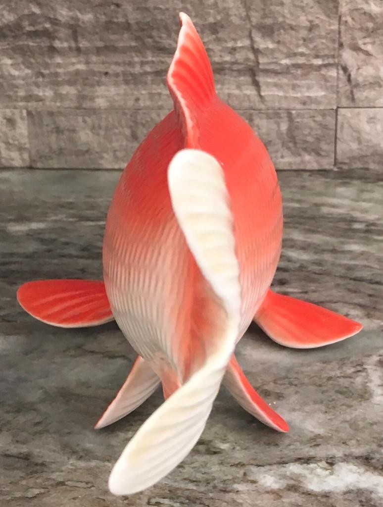 Noritake Koi Fish figurine Japan Japanese gold Nippon vintage MINT LARGE