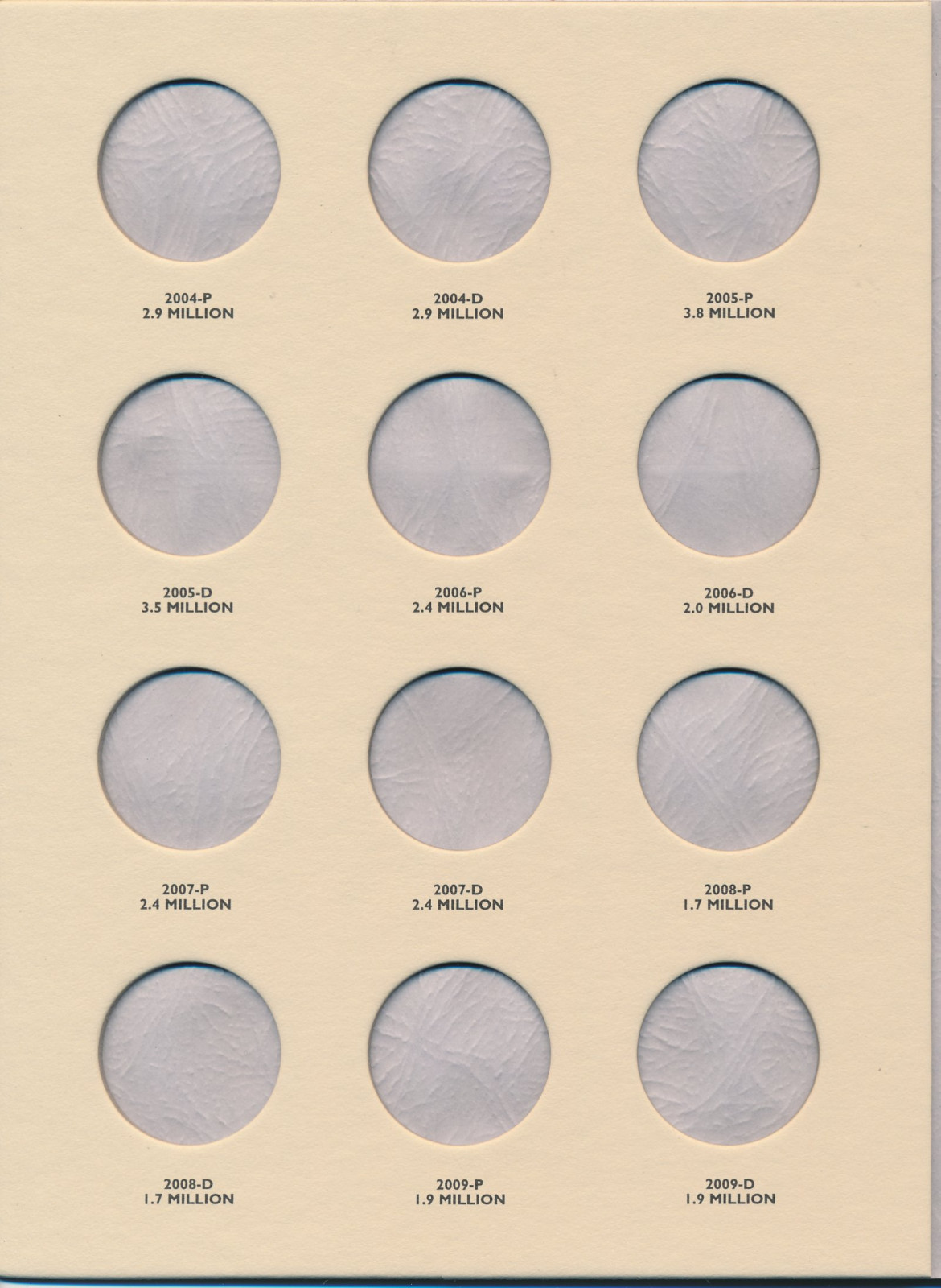 Littleton Coin Folder LCF33 Kennedy Half Dollar $ 2004-2019 P&D Book 50 cent