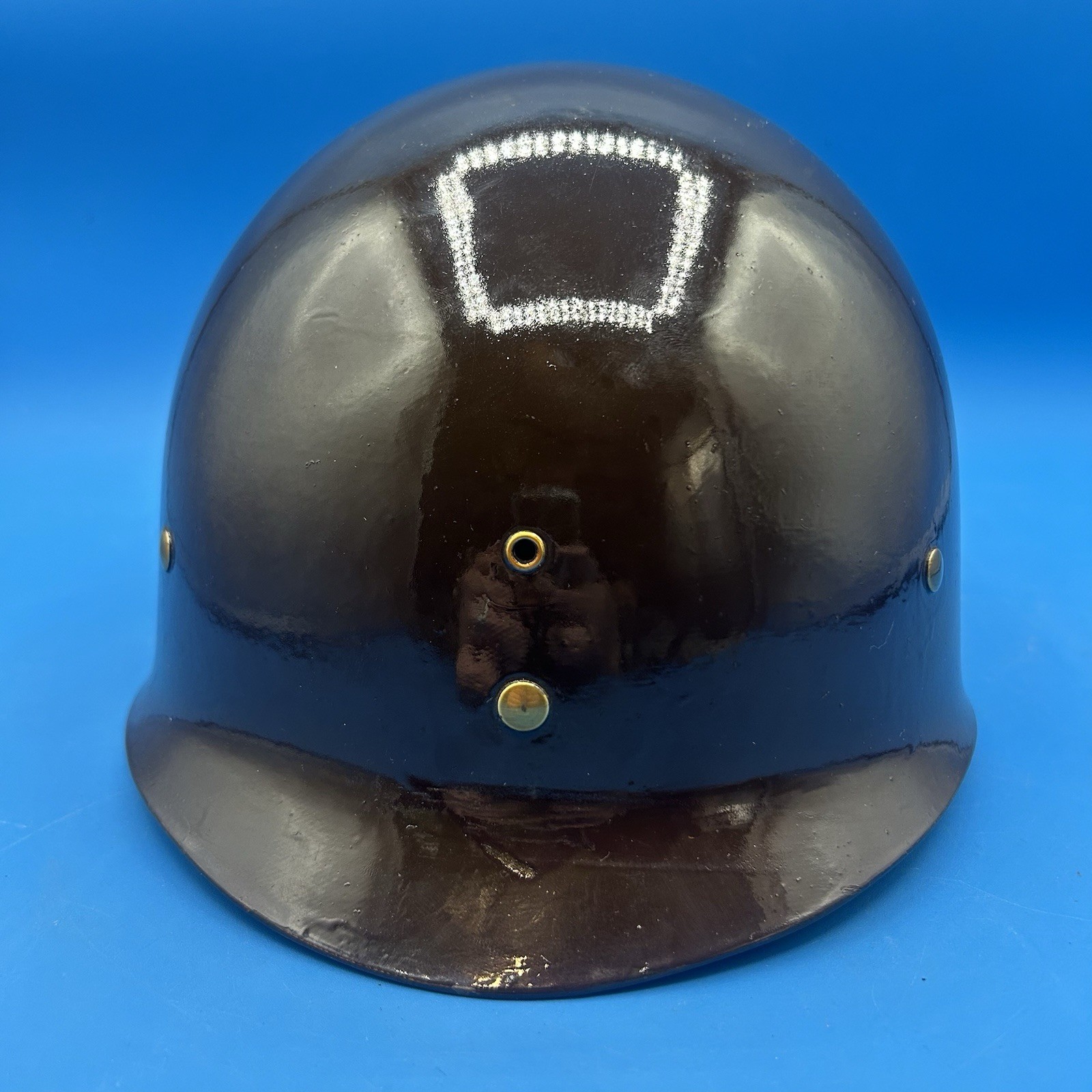 US ARMY WW2 M-1 COMBAT HELMET EARLY WESTINGHOUSE LINER RAYON SUSPENSION RARE !