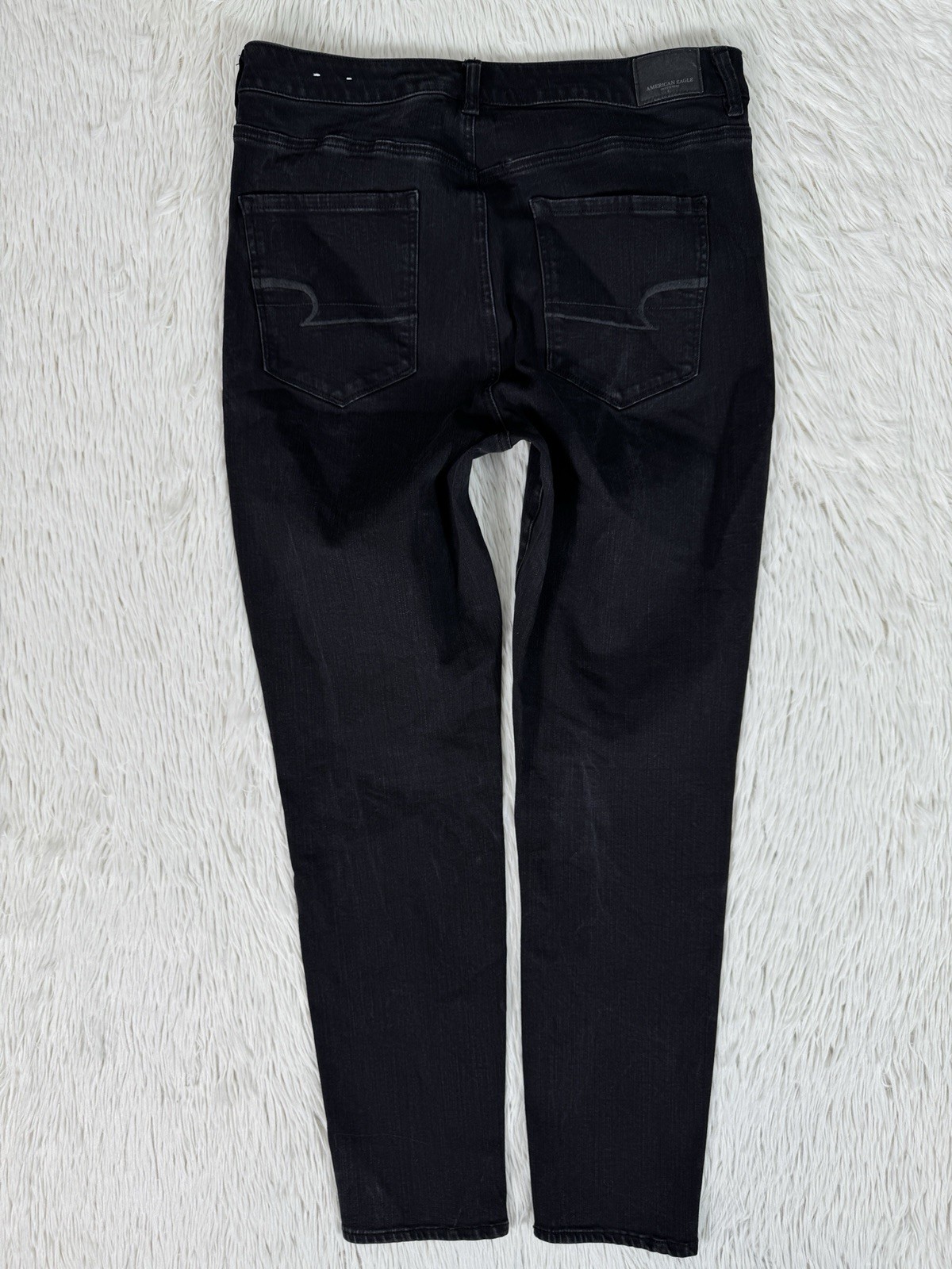 American Eagle Black Super High-Rise Jegging Denim Jeans Women's Size 14R