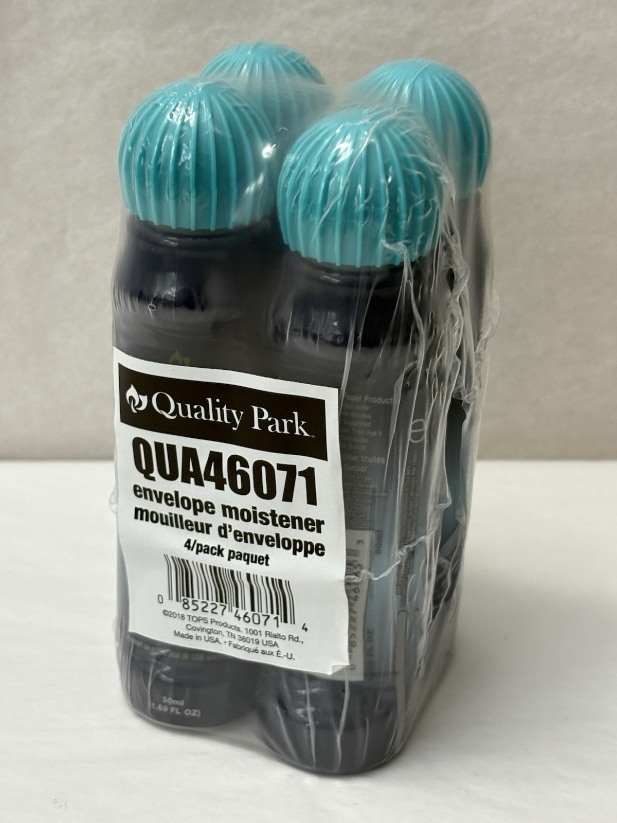 New Quality Park Dab-N-Seal Envelope Moistener with Adhesive 50ML 4-PACK (SH5)