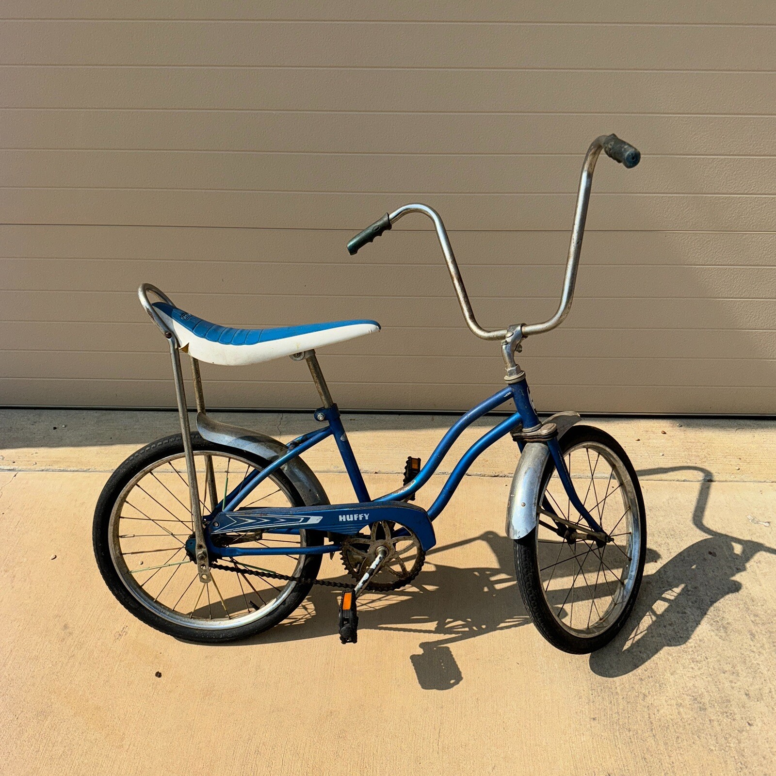 Western Flyer Huffy Bike Muscle Bike Blue White Huffy Banana Seat