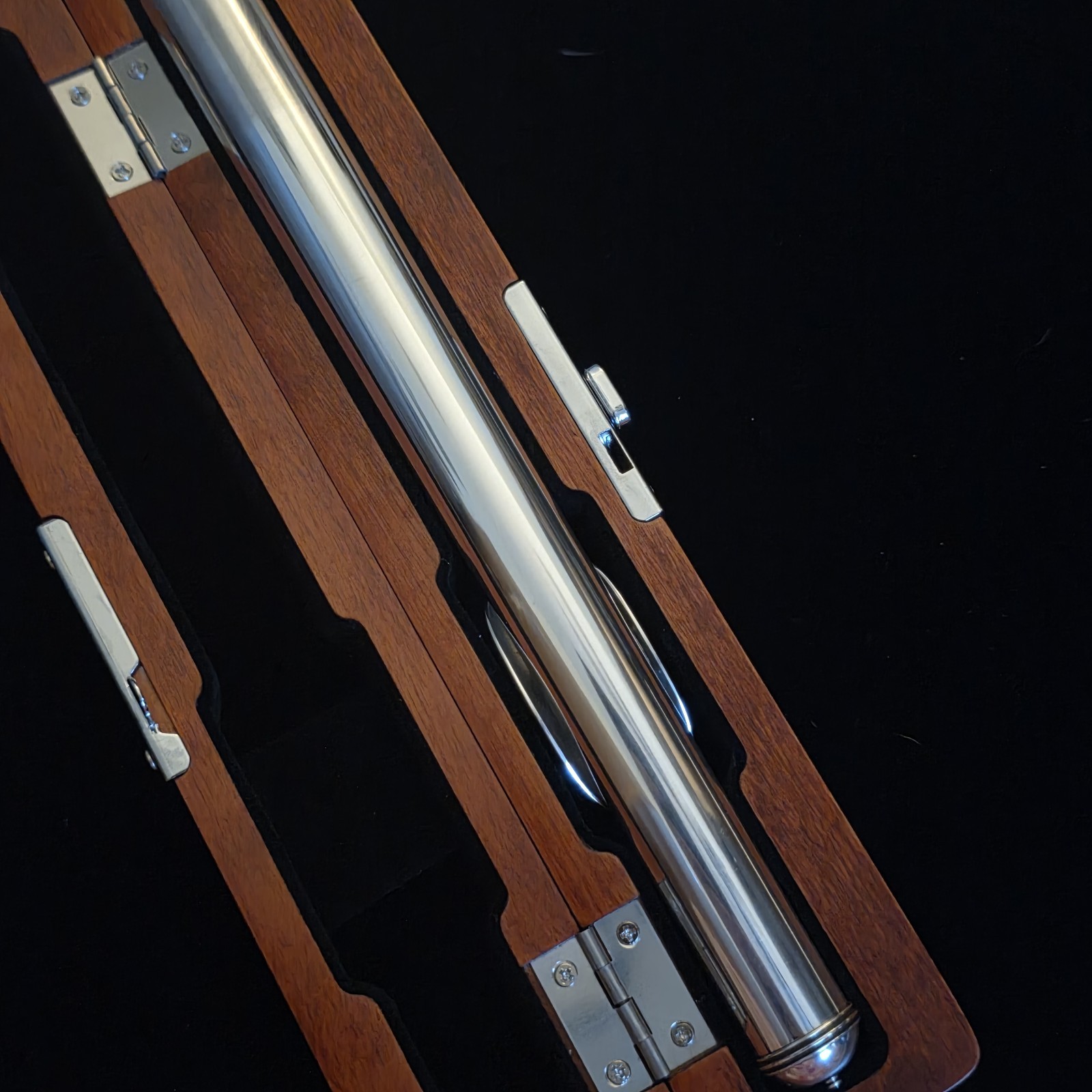 Chris McKenna Sterling Silver Flute Headjoint Engraved Lip .014 Thinwall